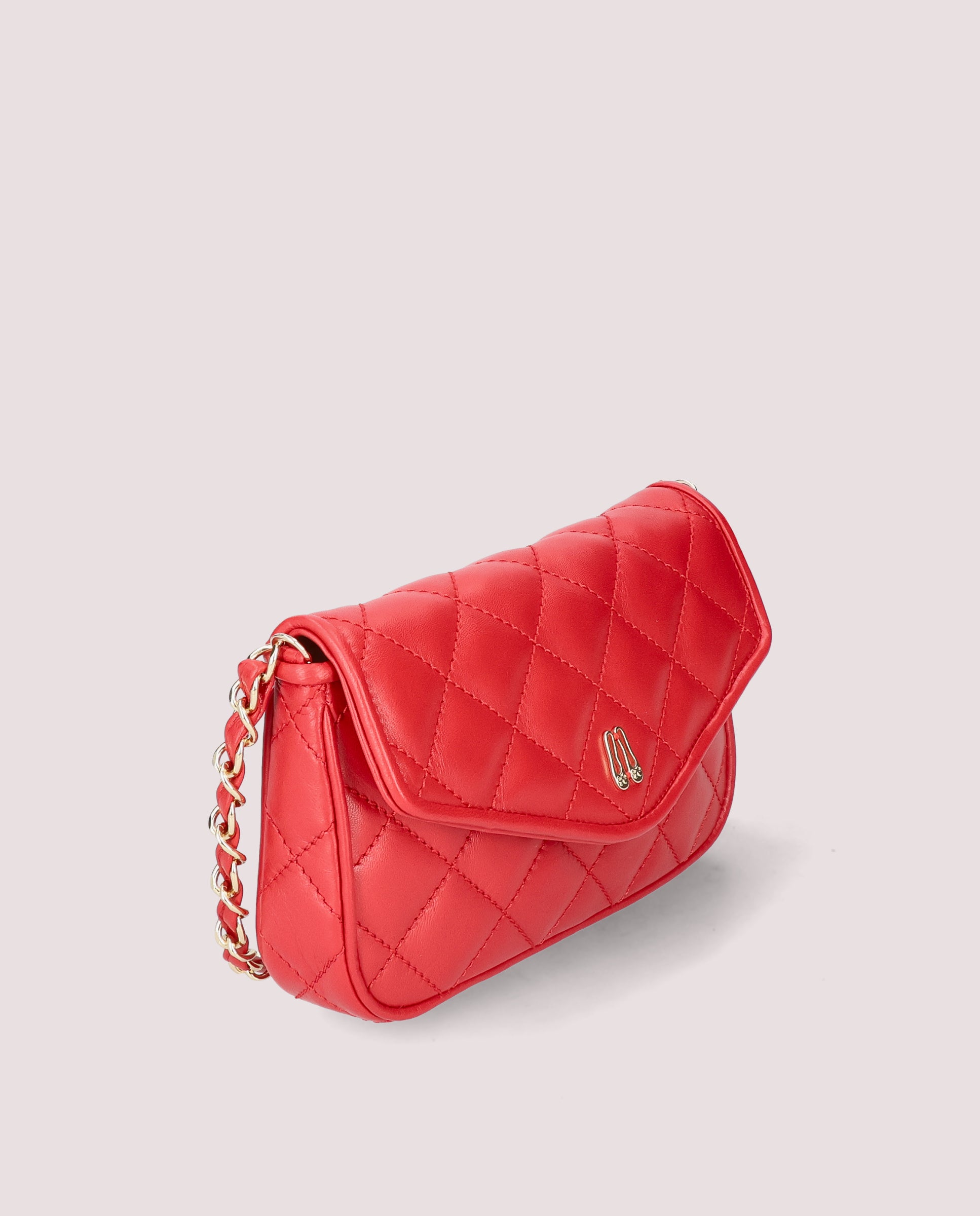 Alternative view of Party bag in soft red leather by PrettyBallerinas