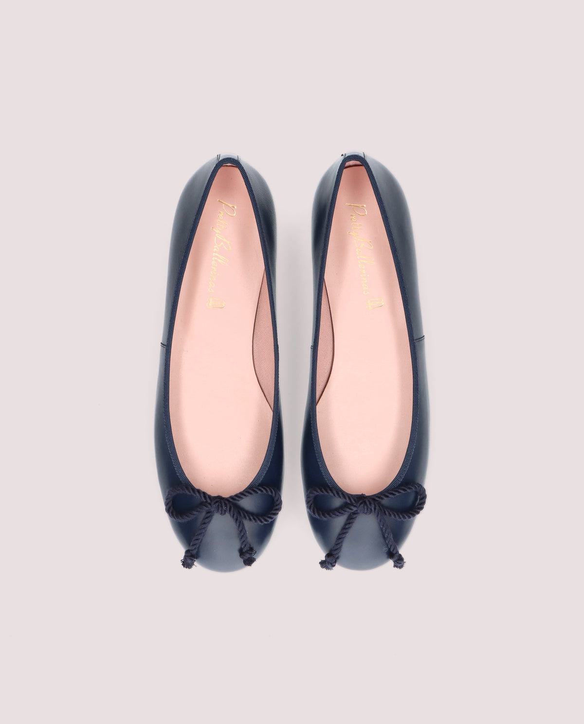 Vista alternativa de Bailarinas Rosario Azules Piel por PrettyBallerinas