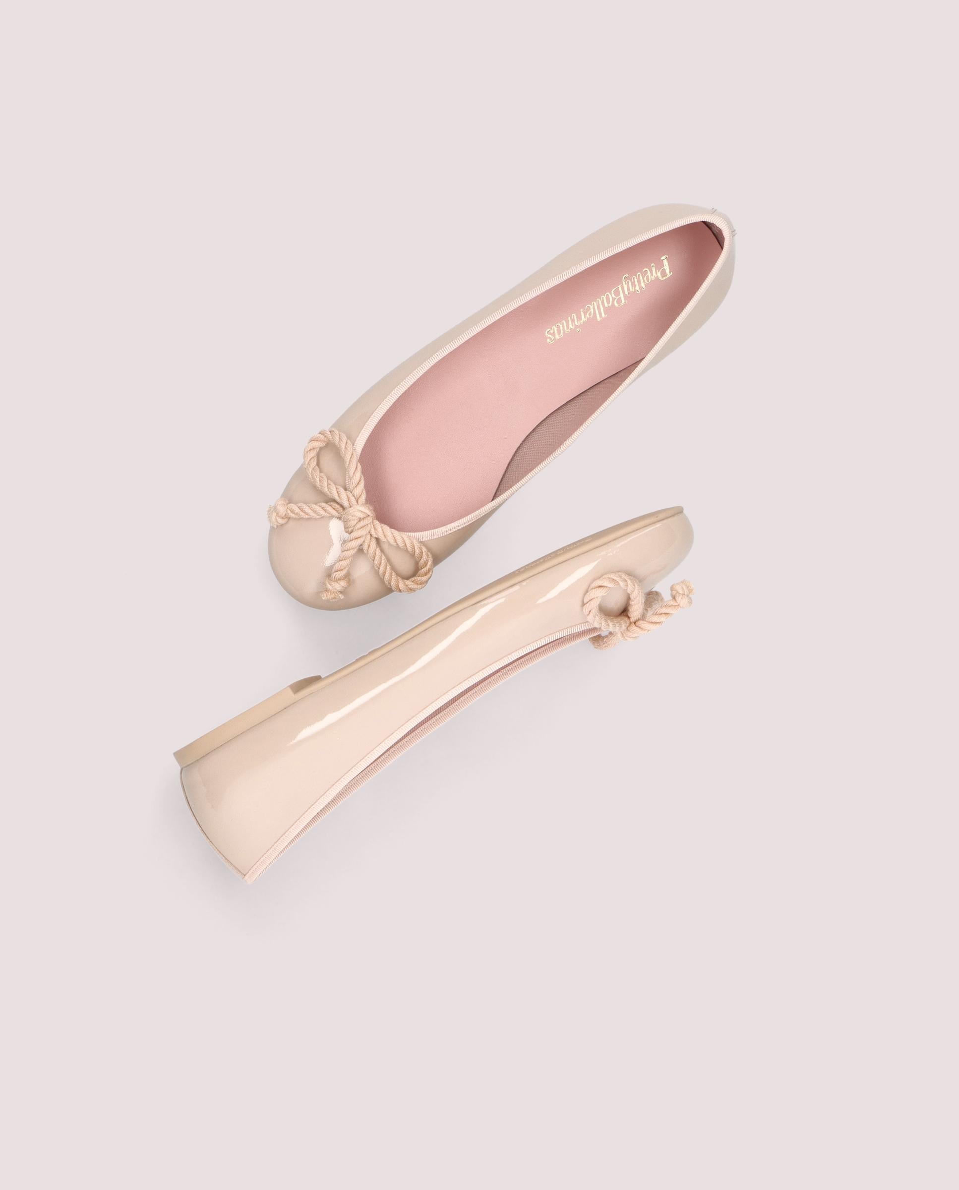Ballerines en cuir verni Rosario Rosas