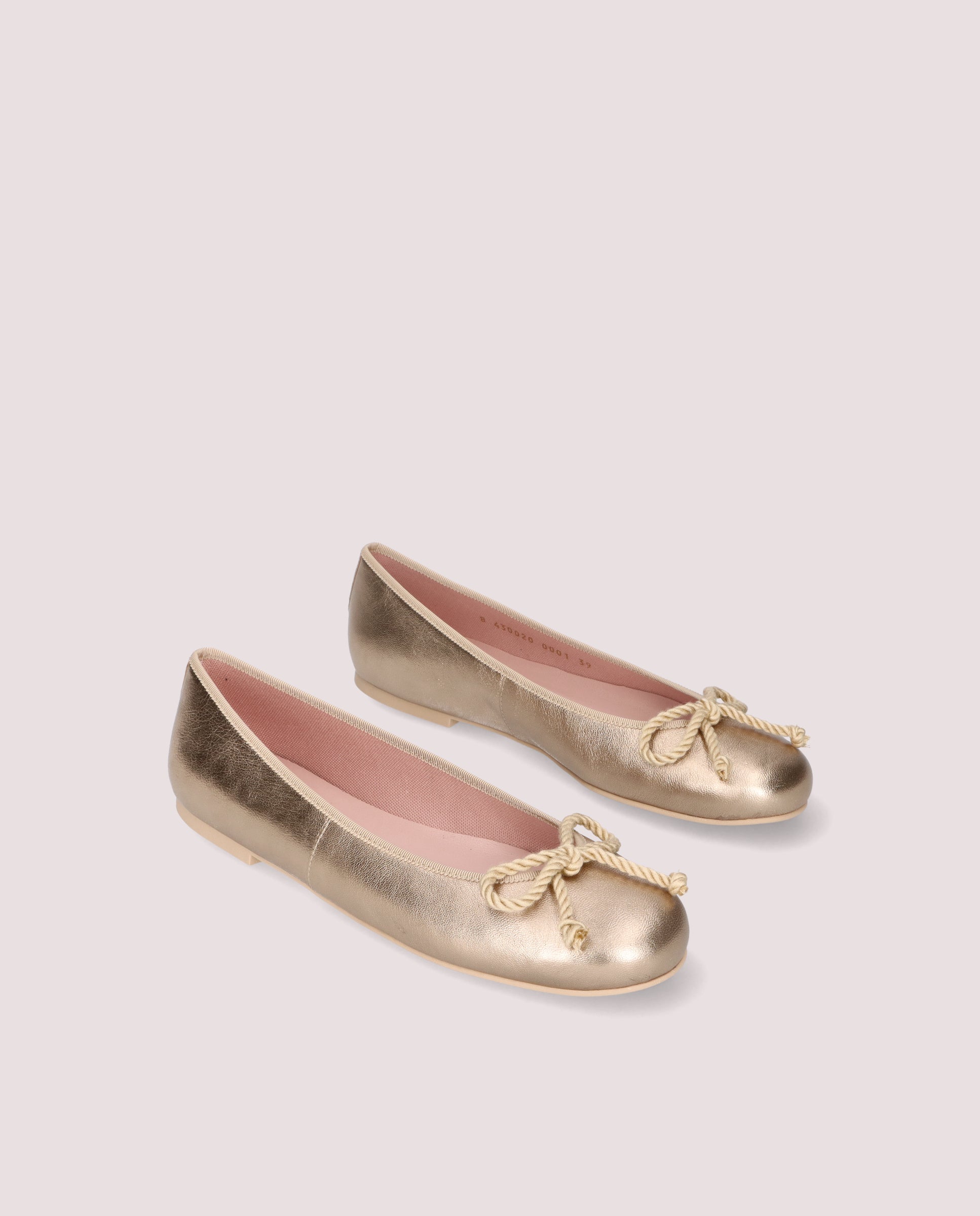 Rosario Ballet Flats GOLDEN METALLIC LEATHERS