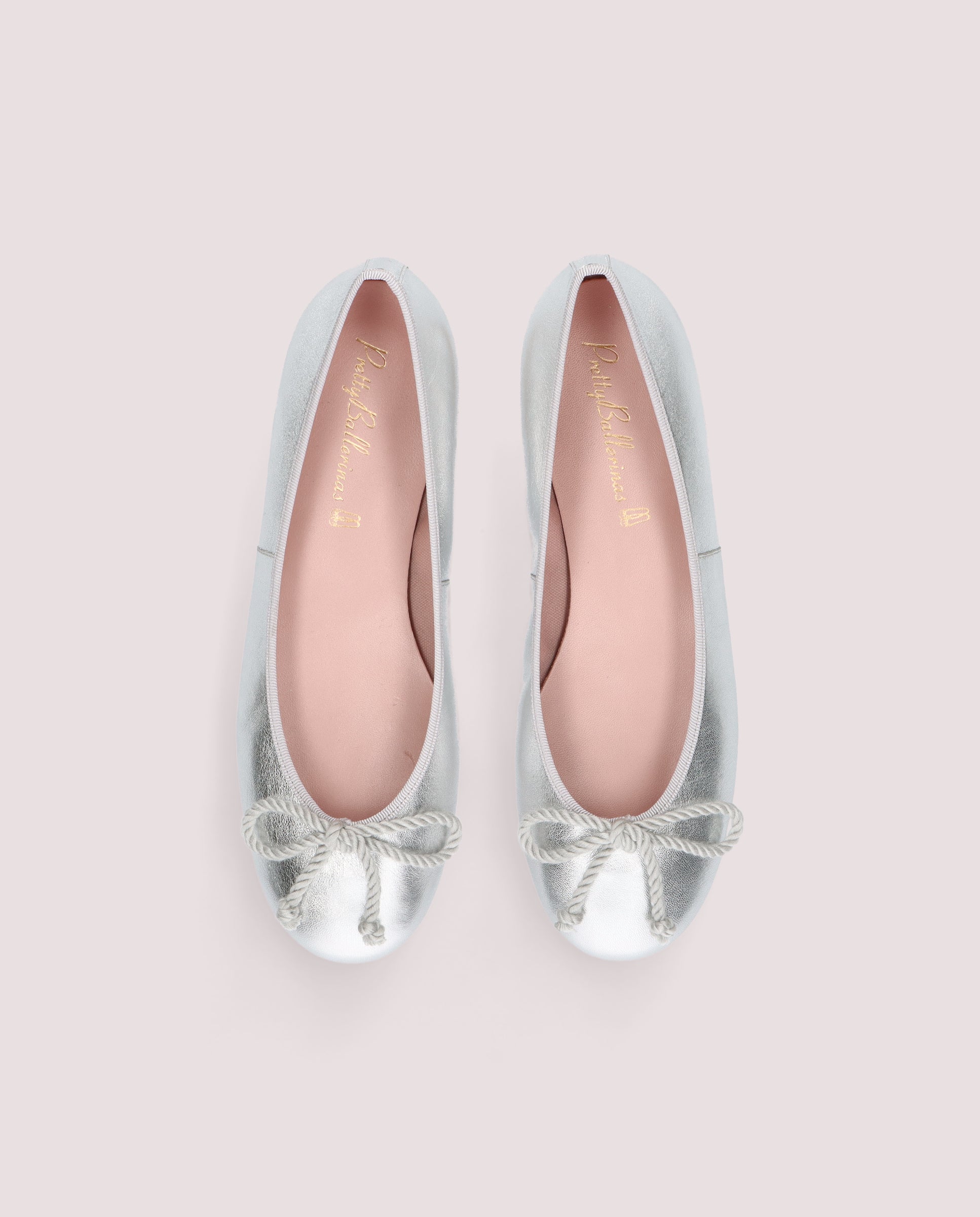Alternative view of Rosario Ballet Flats SILVER METALLIC LEATHERS by PrettyBallerinas