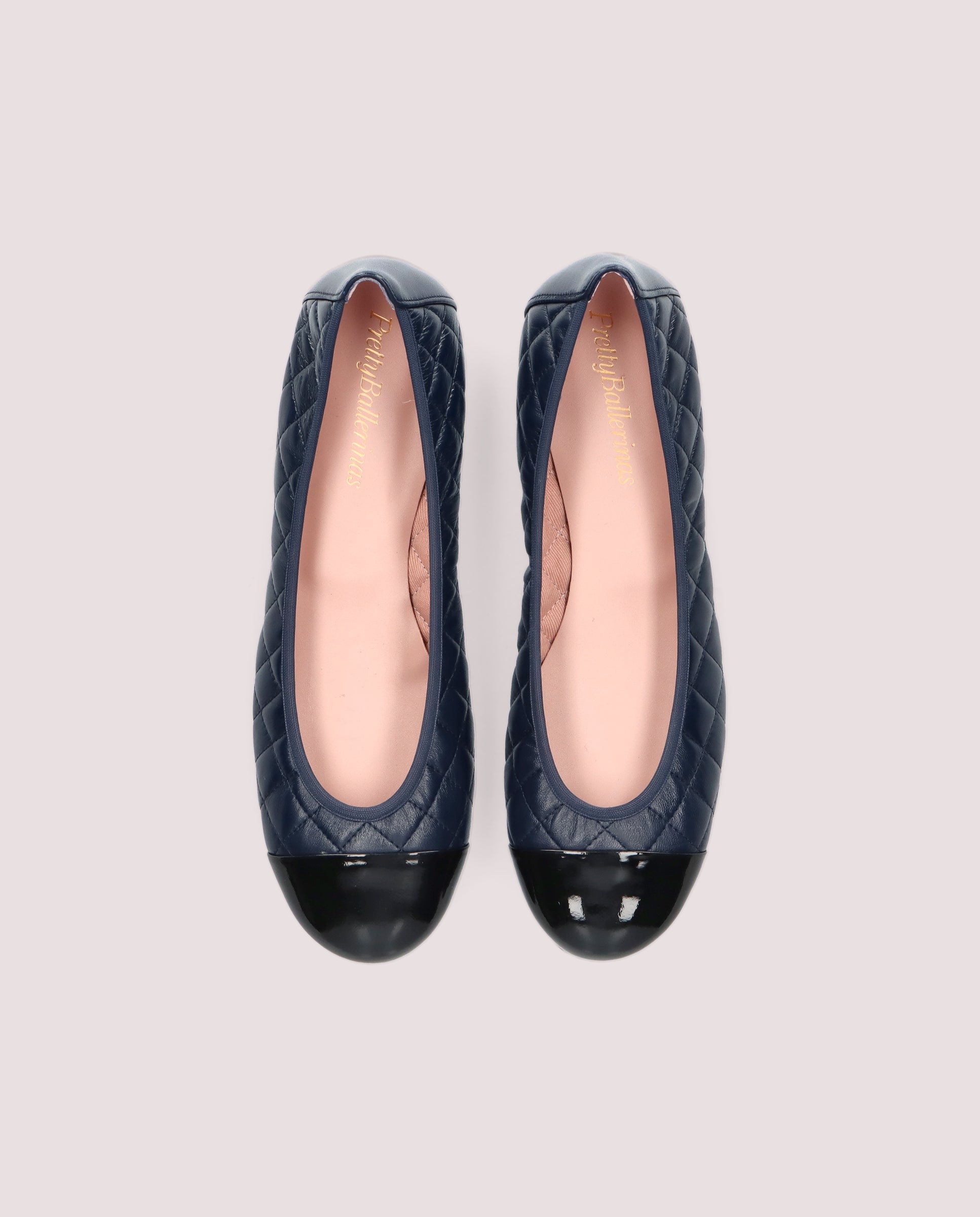Alternative view of Shirley BLUE LEATHER Ballet Flats by PrettyBallerinas