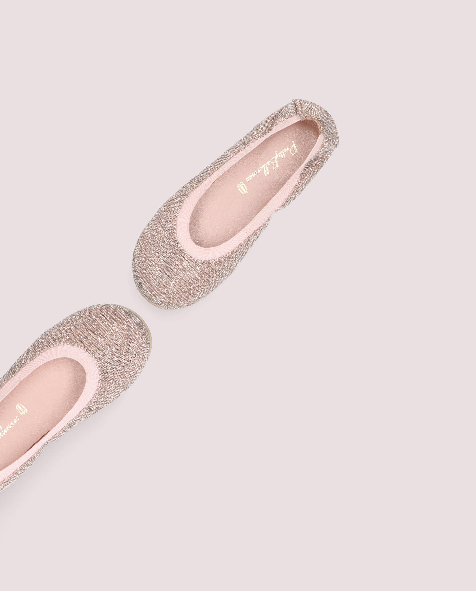 Hannah ballerina in glitzy textile