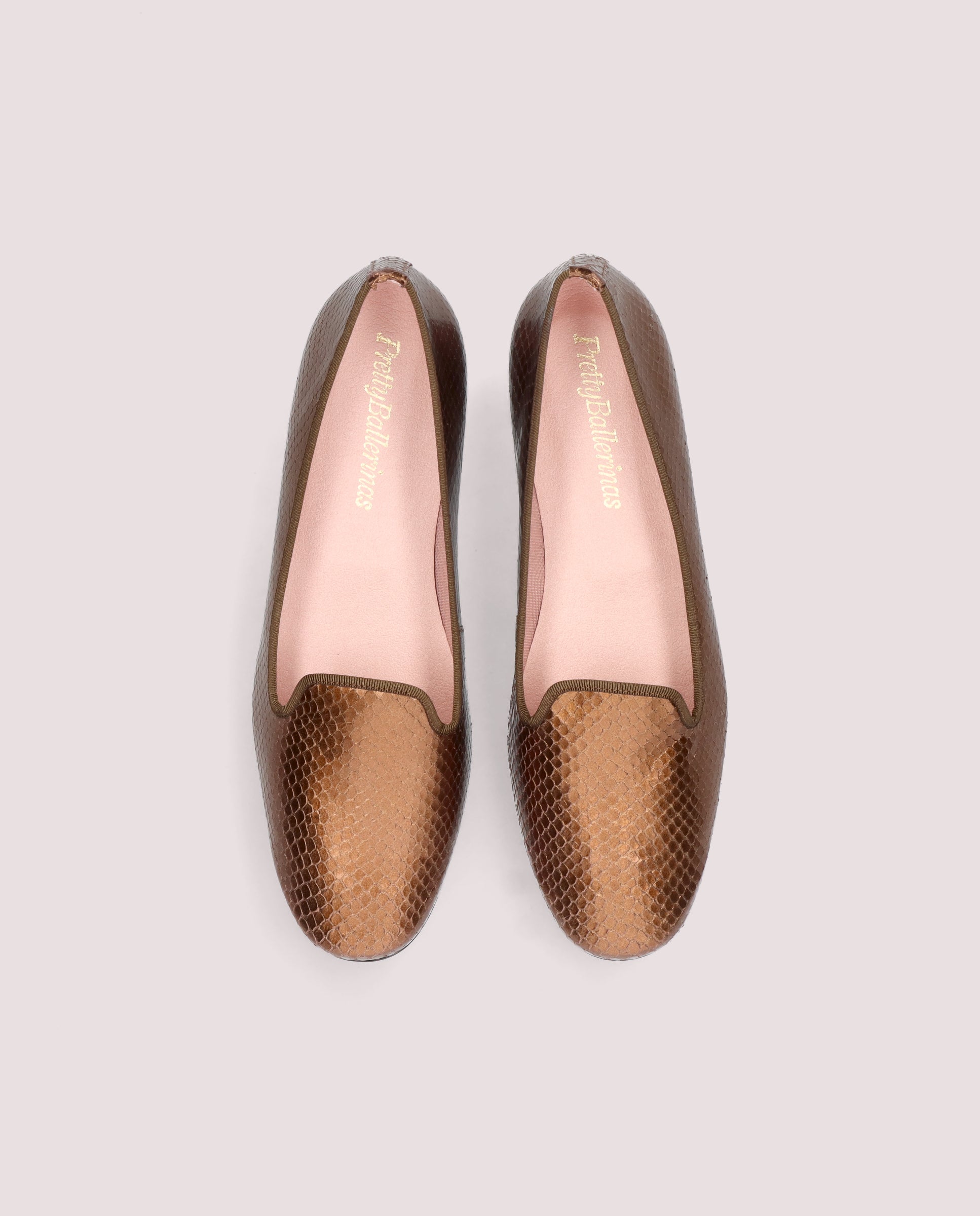 Loafers Faye Dorados Pieles metalizadas
