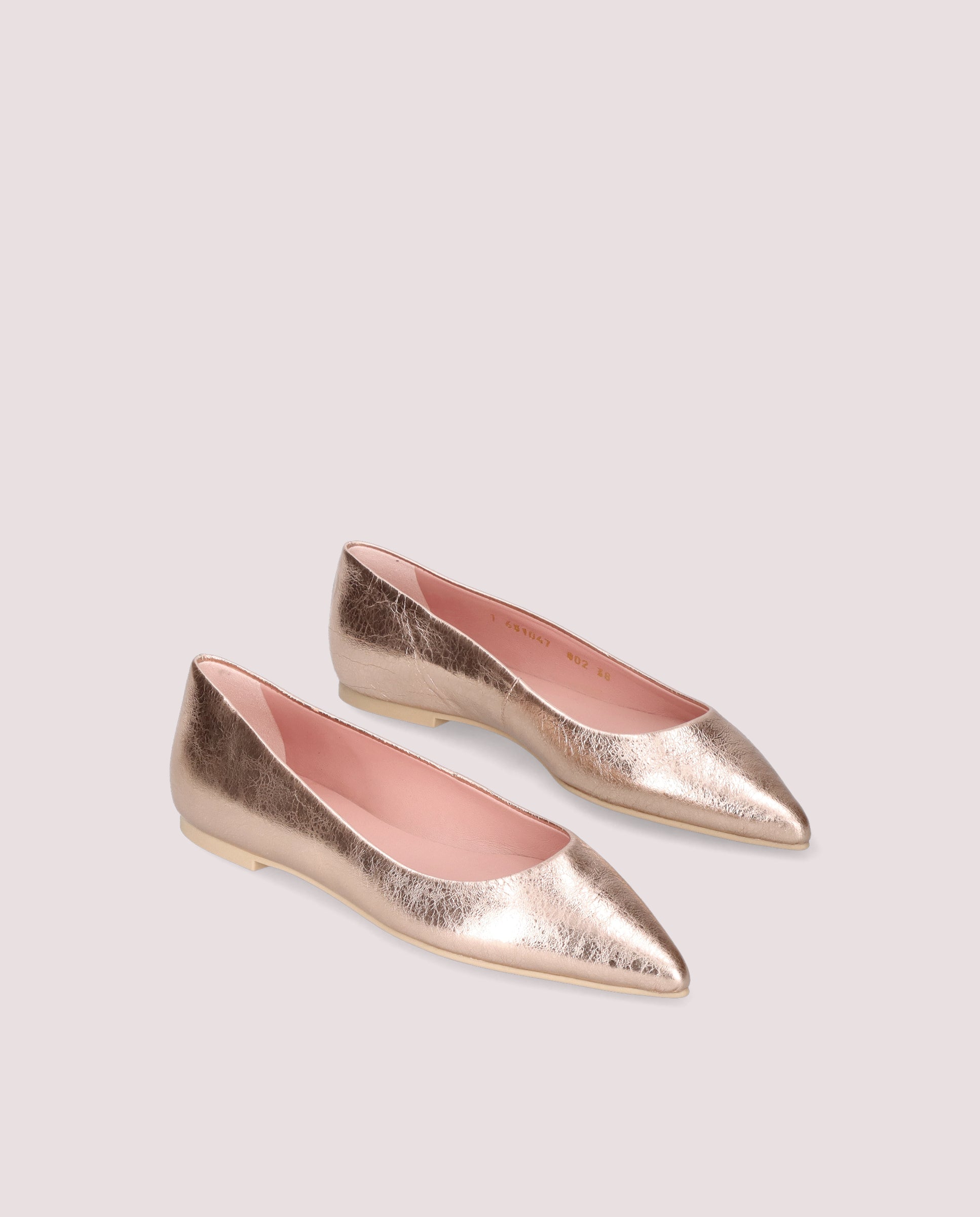 Bailarinas Ella Naranjas Pieles metalizadas