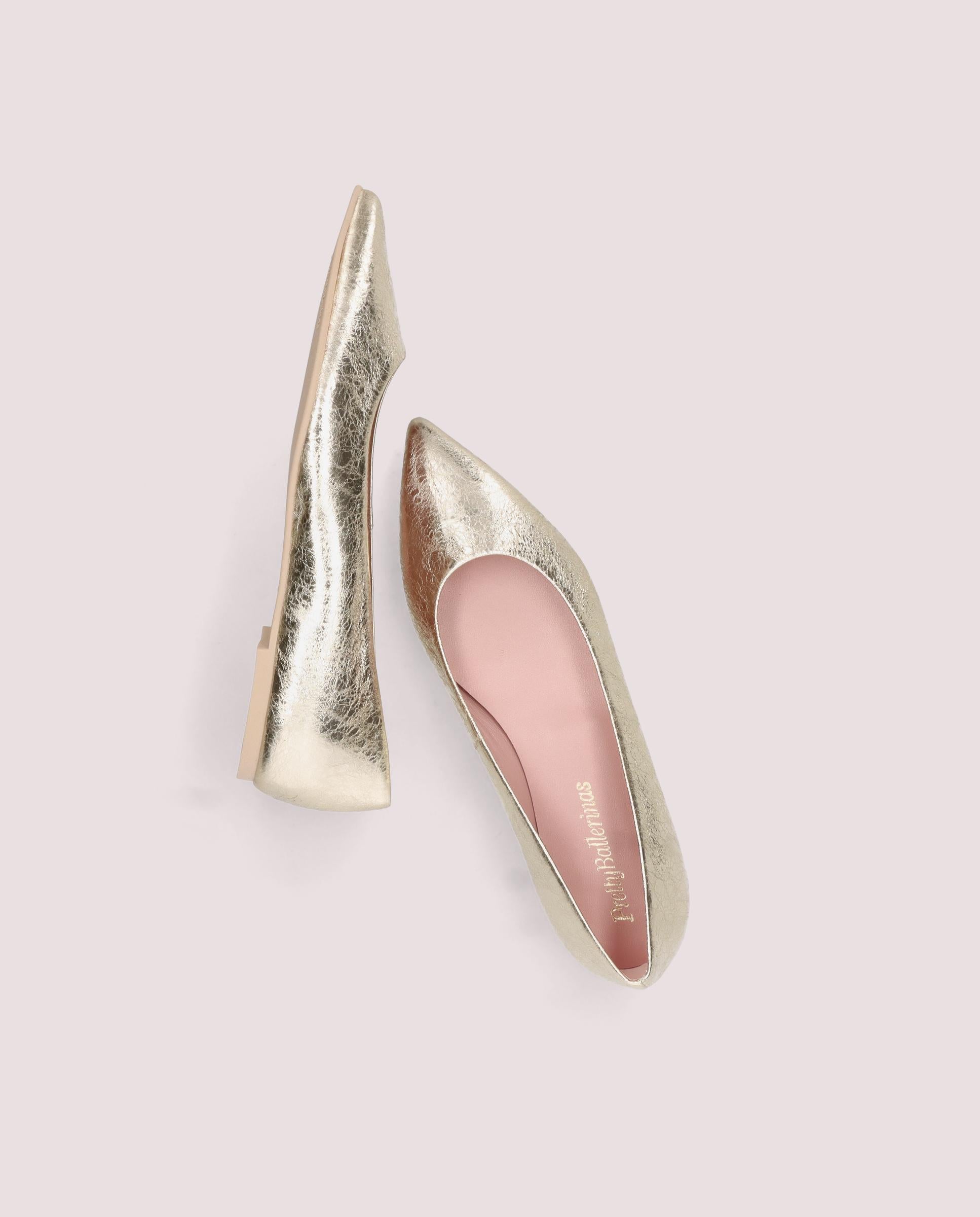 Bailarinas Ella Dorados Pieles metalizadas