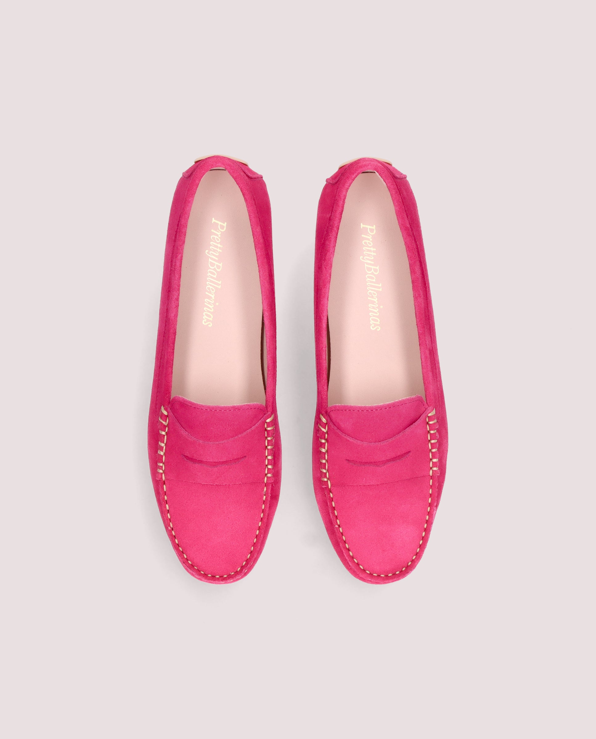 Alternative view of Josephine PINK SUEDE Loafers by PrettyBallerinas