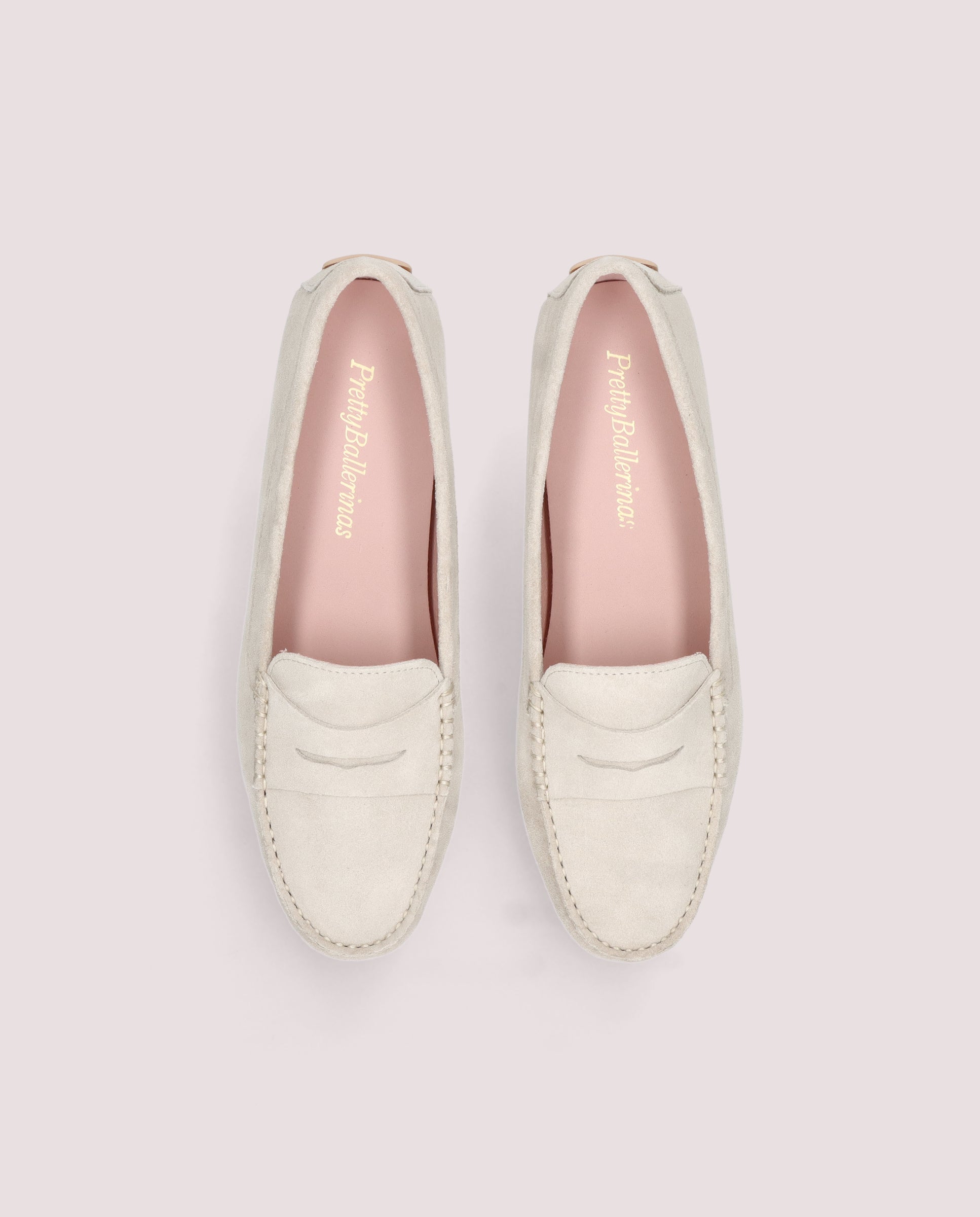 Alternative view of Josephine GRAY SUEDE Loafers by PrettyBallerinas