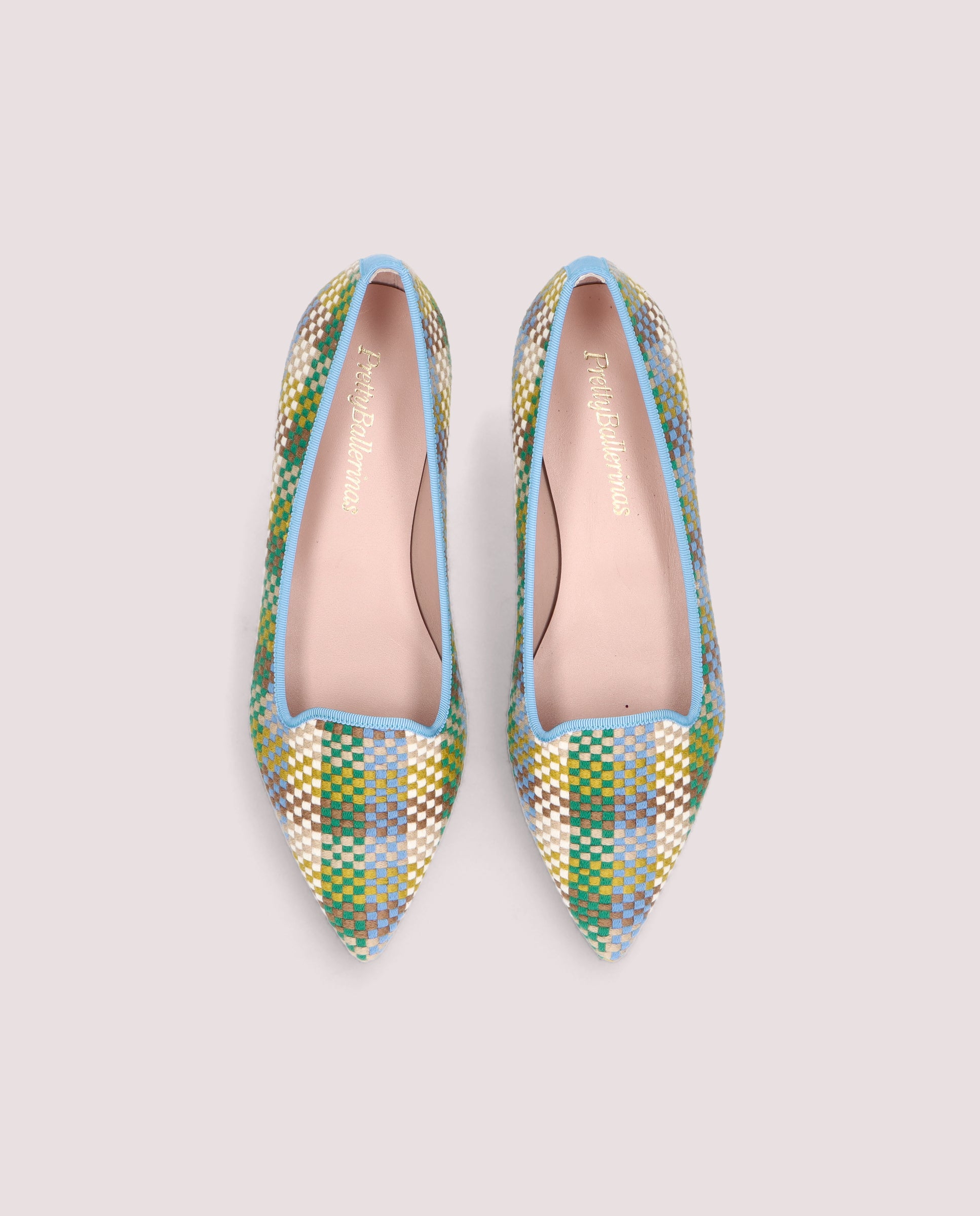 Vista alternativa de Loafers Ella Multicolores Tejidos por PrettyBallerinas