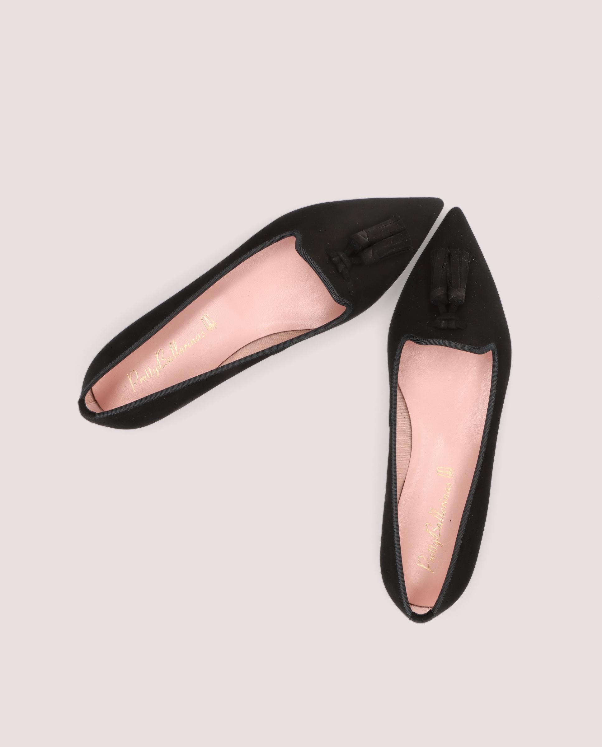 Ella BLACK SUEDE Loafers