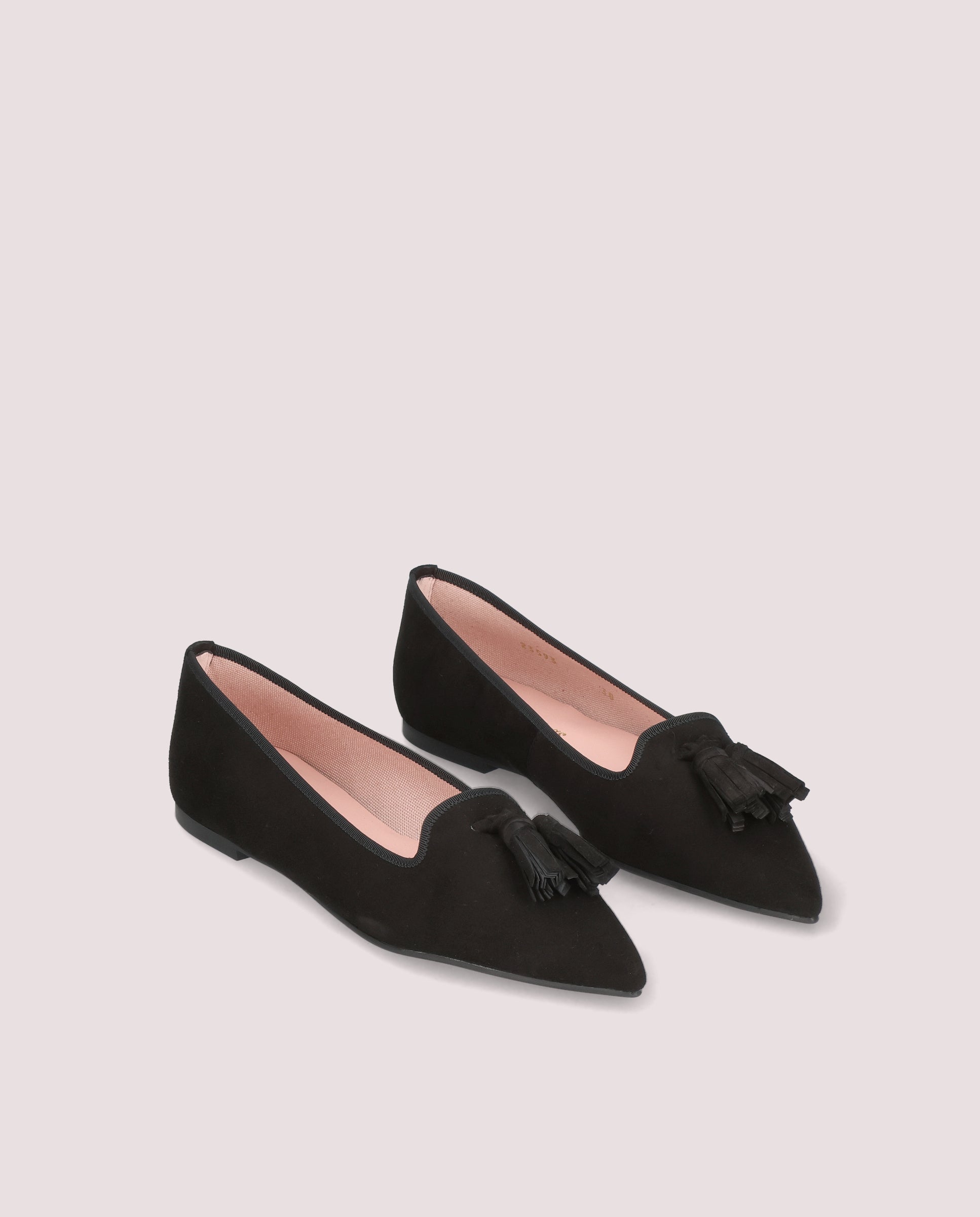 Imagen de Loafers Ella Negros Ante por PrettyBallerinas