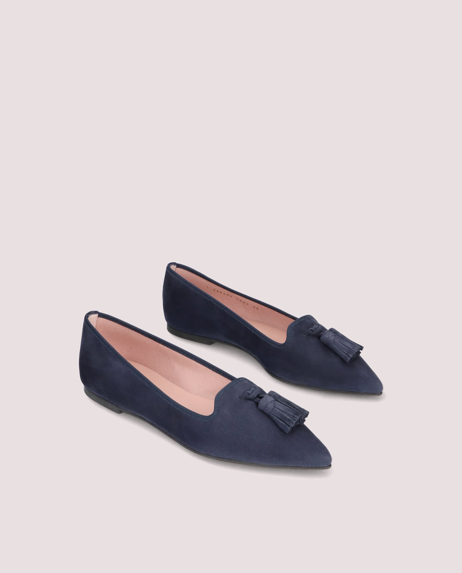 Image of Ella BLUE SUEDE Loafers by PrettyBallerinas