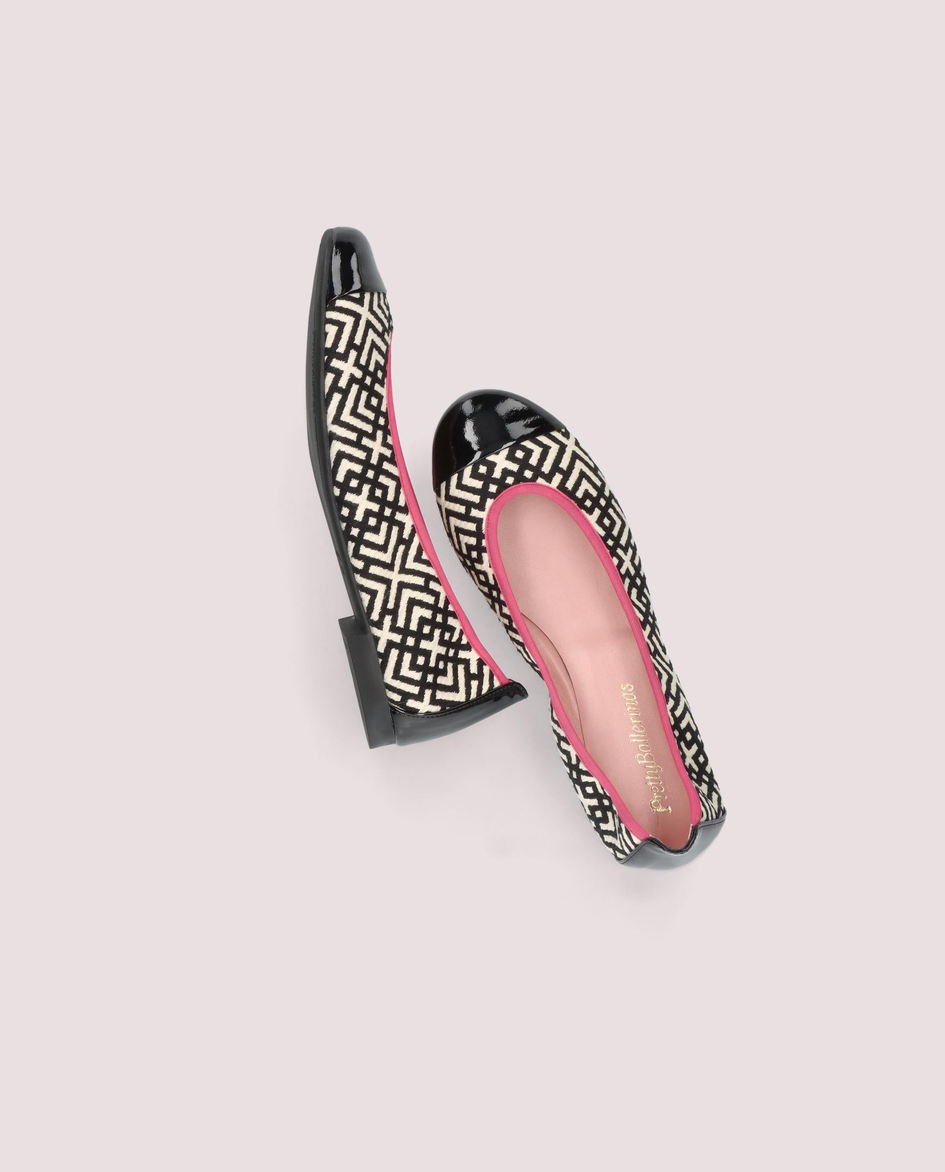 Bailarinas Shirley Negros Tejidos