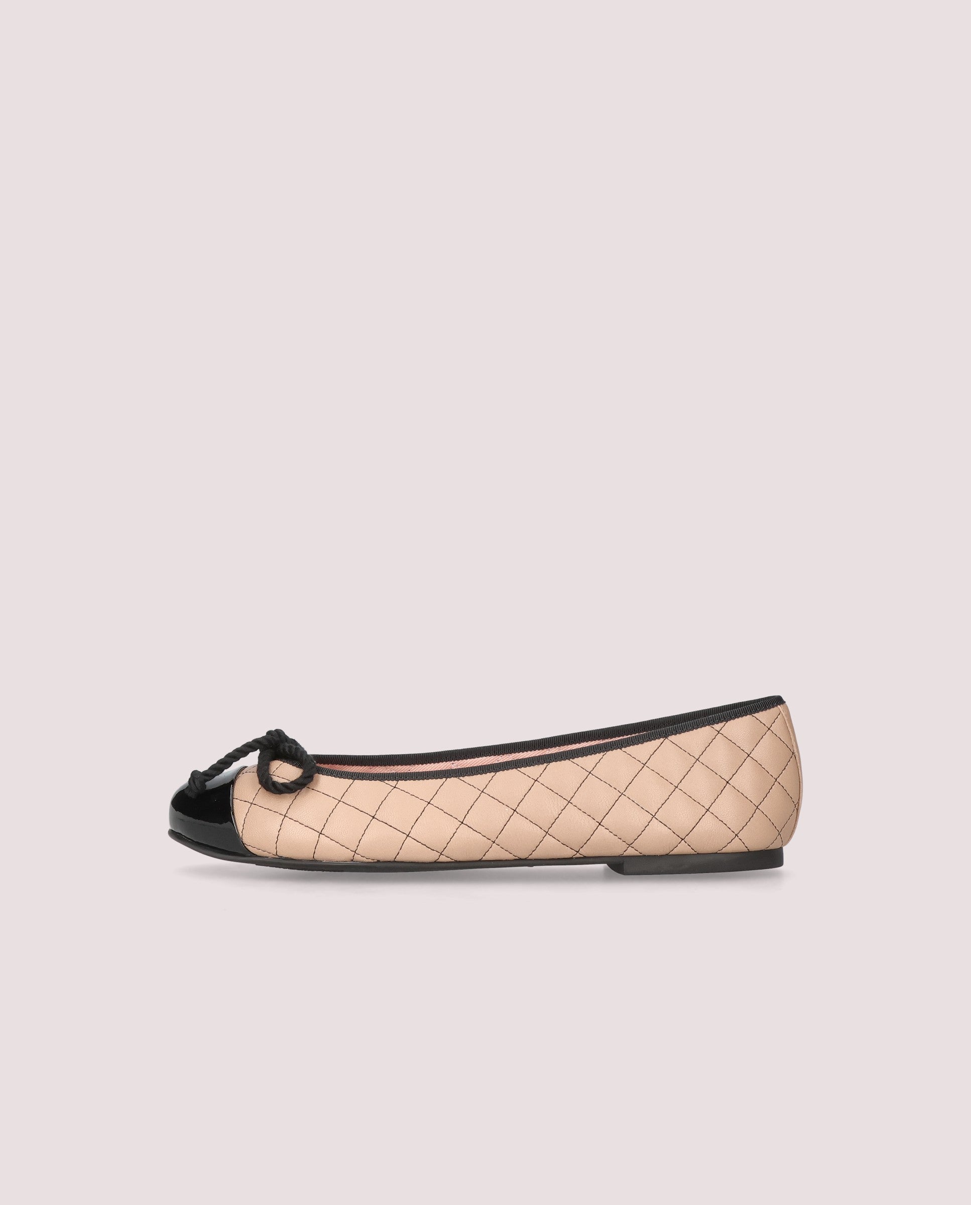 Ballerines en cuir beige Rosario
