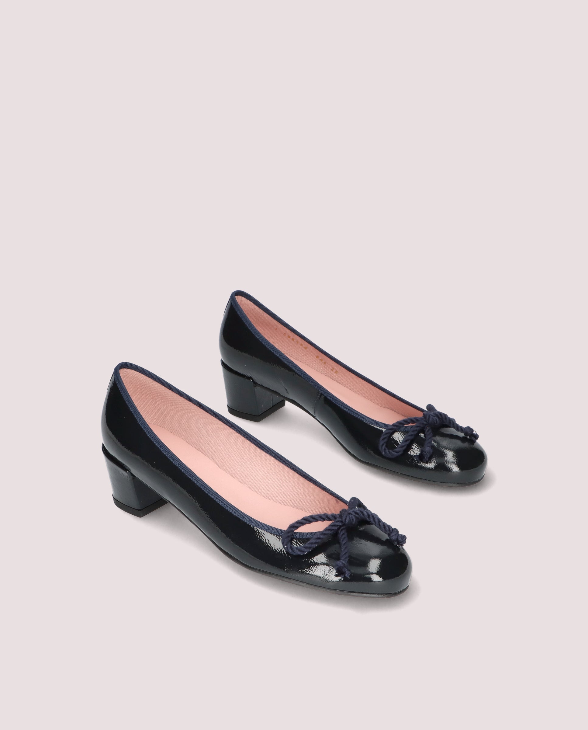 Image of Joanna BLUE PATENT Ballet Flats by PrettyBallerinas