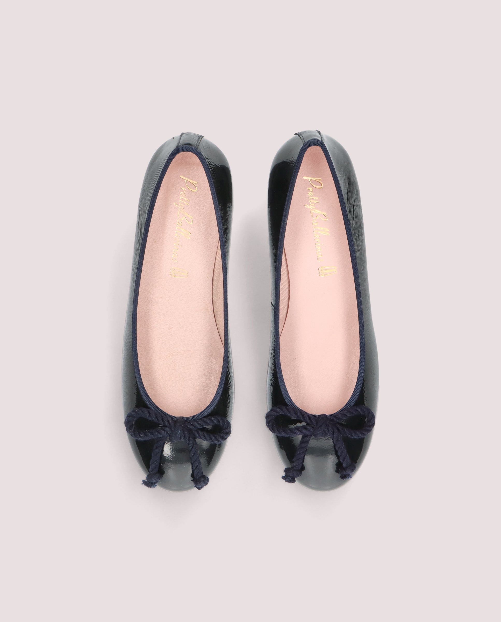 Alternative view of Joanna BLUE PATENT Ballet Flats by PrettyBallerinas