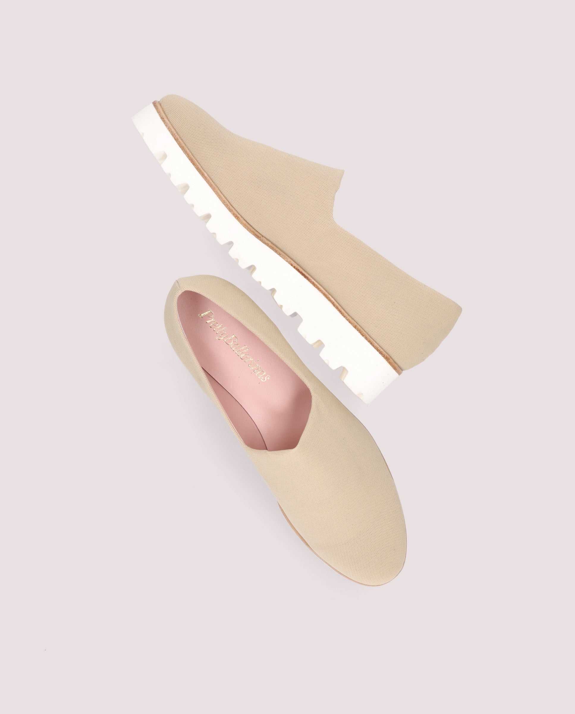 Loafers Charlize Beiges Tejidos