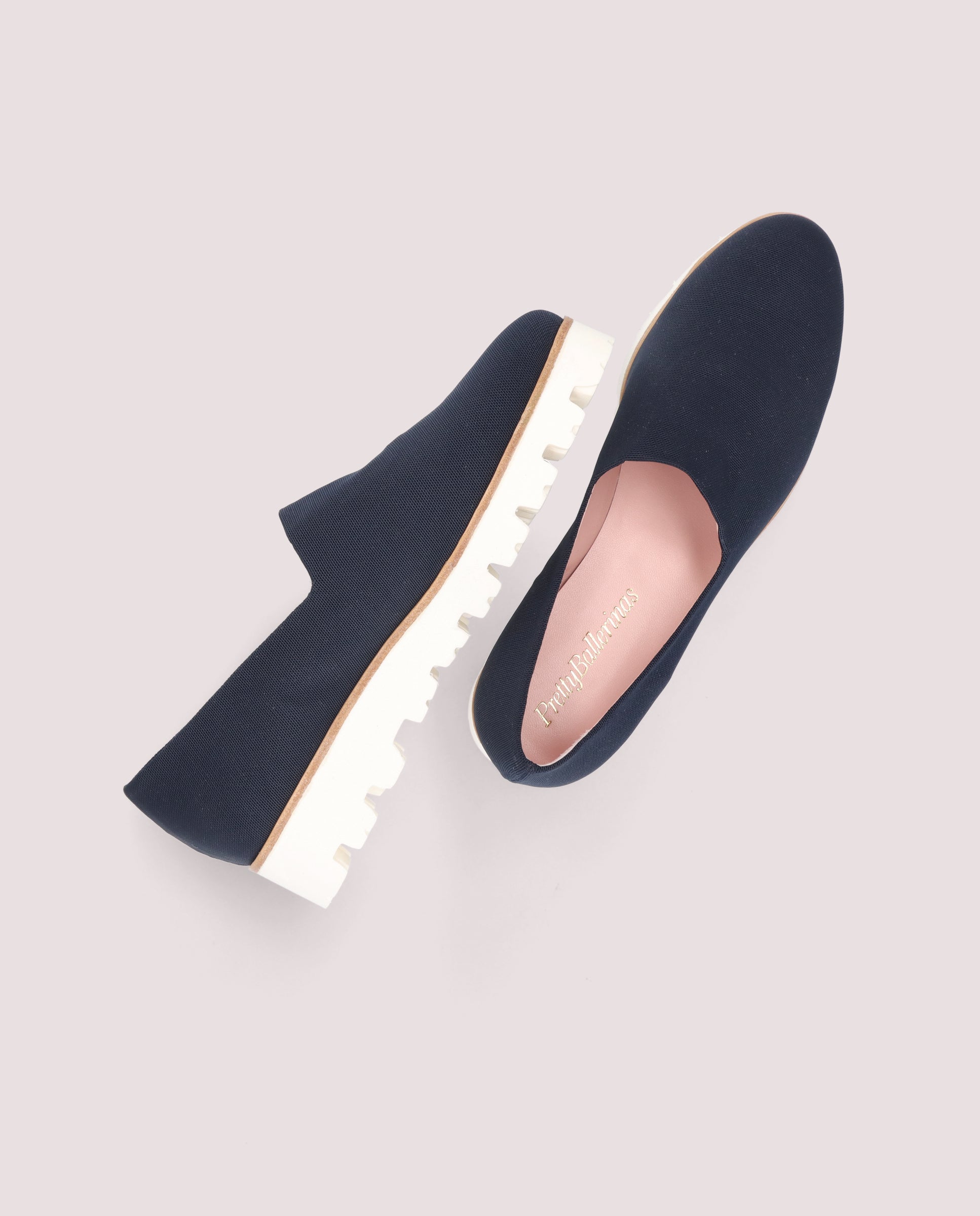 Loafers Charlize Azules Tejidos