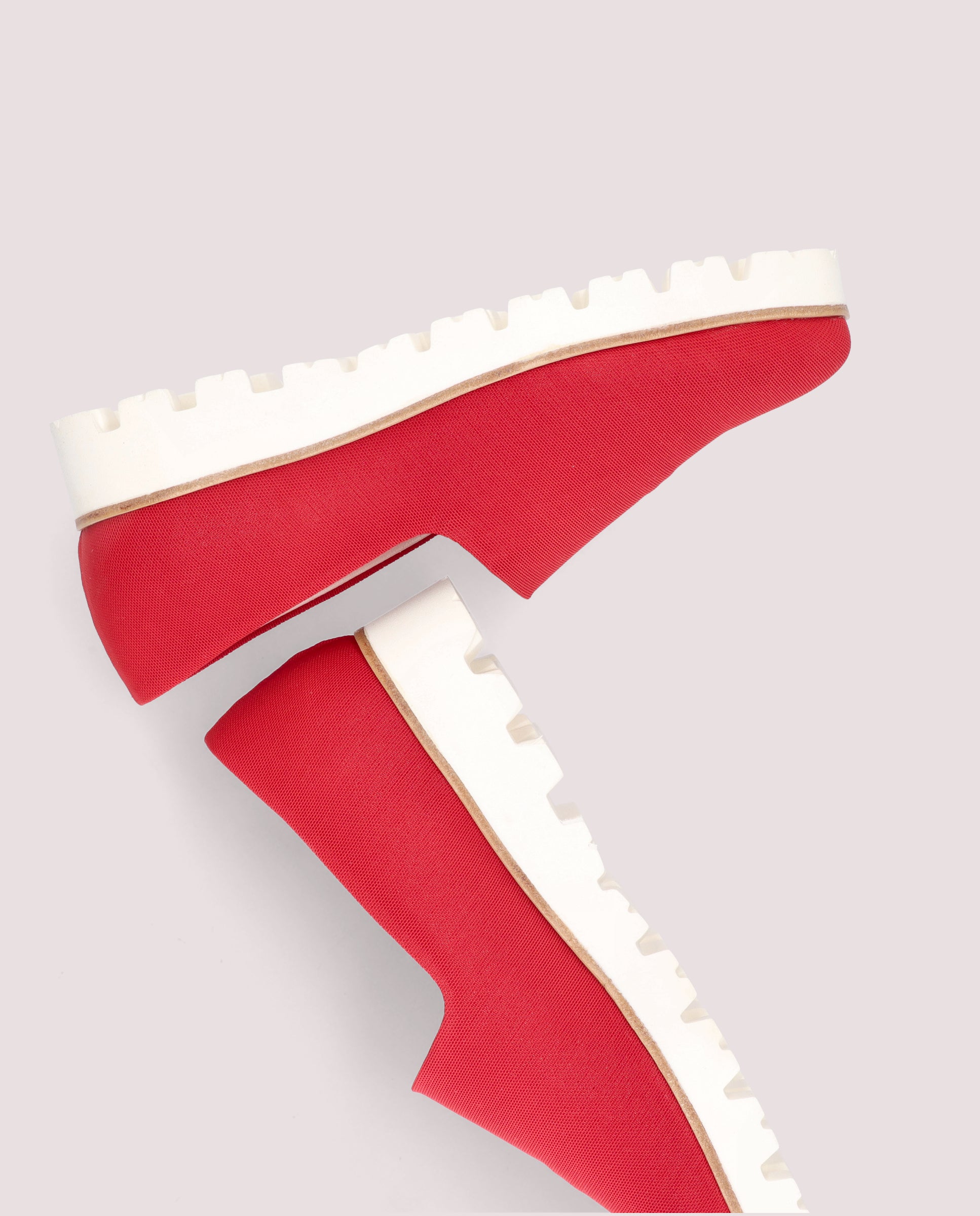 Loafers Charlize Rojos Tejidos