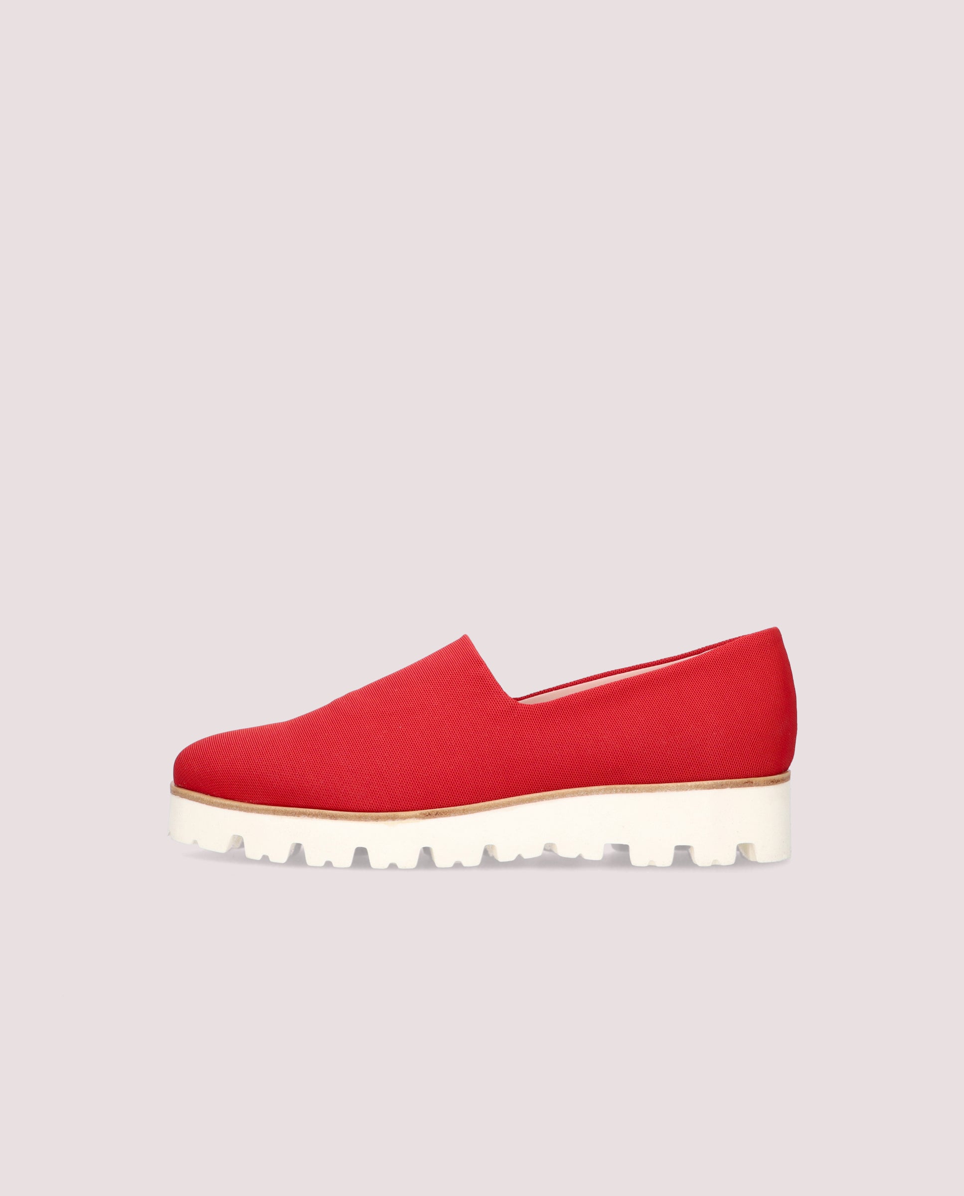 Loafers Charlize Rojos Tejidos