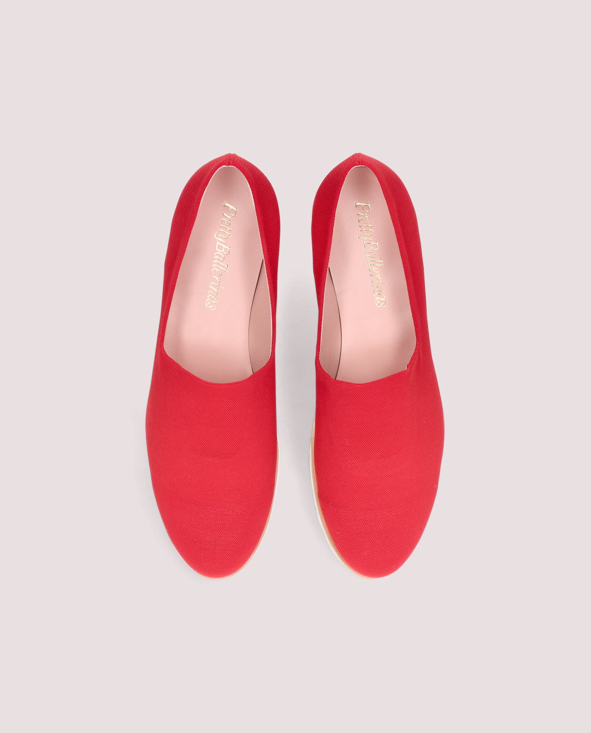 Vista alternativa de Loafers Charlize Rojos Tejidos por PrettyBallerinas
