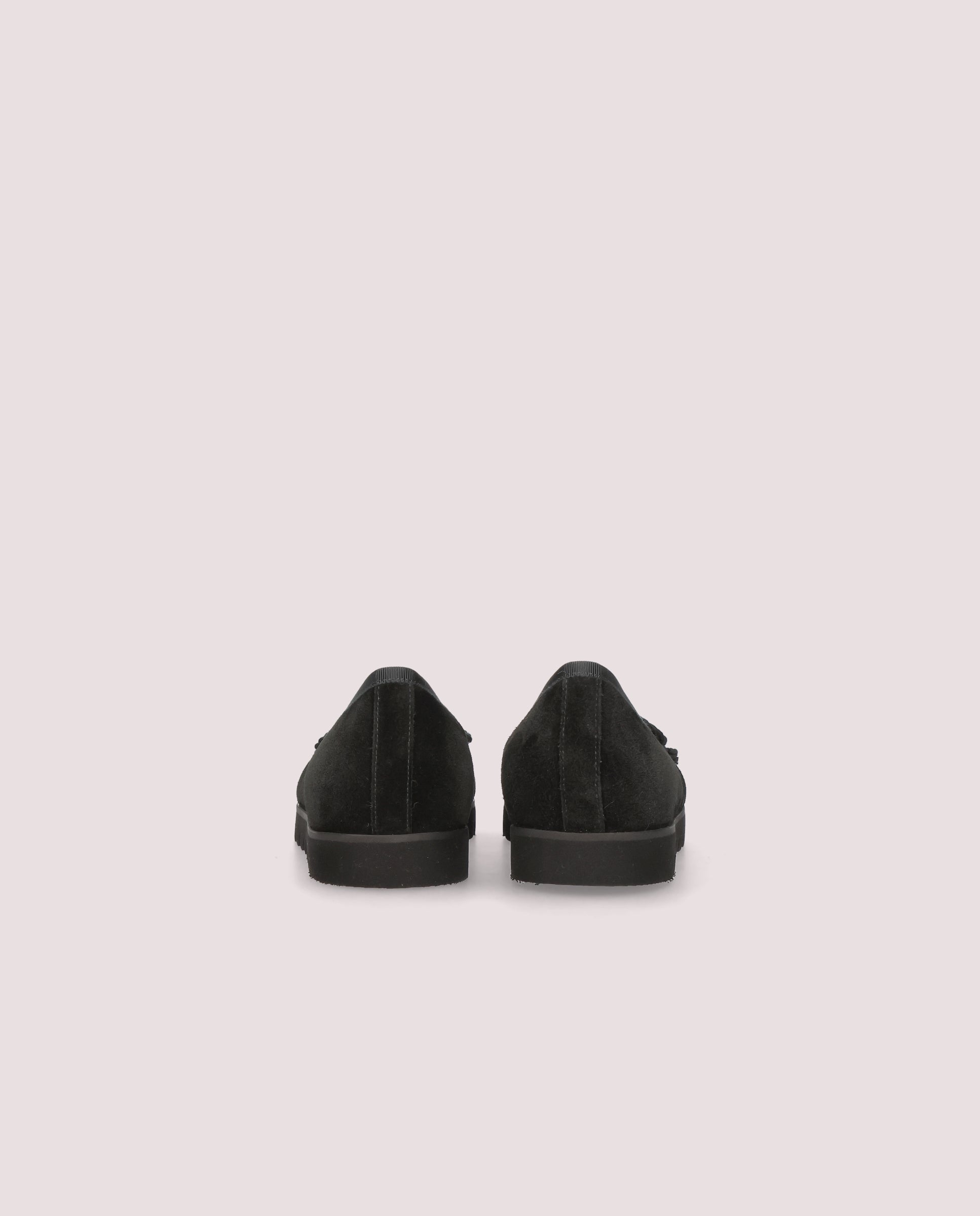 Rosario ballerina in black suede
