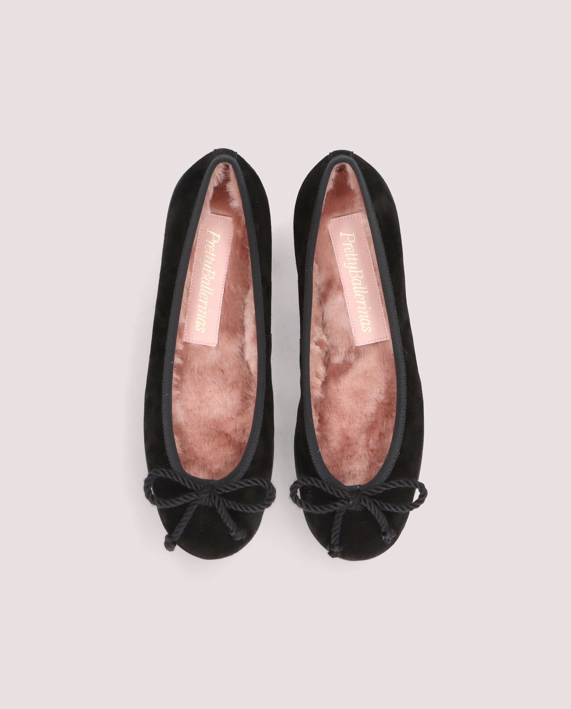 Alternative view of Rosario ballerina in black suede by PrettyBallerinas