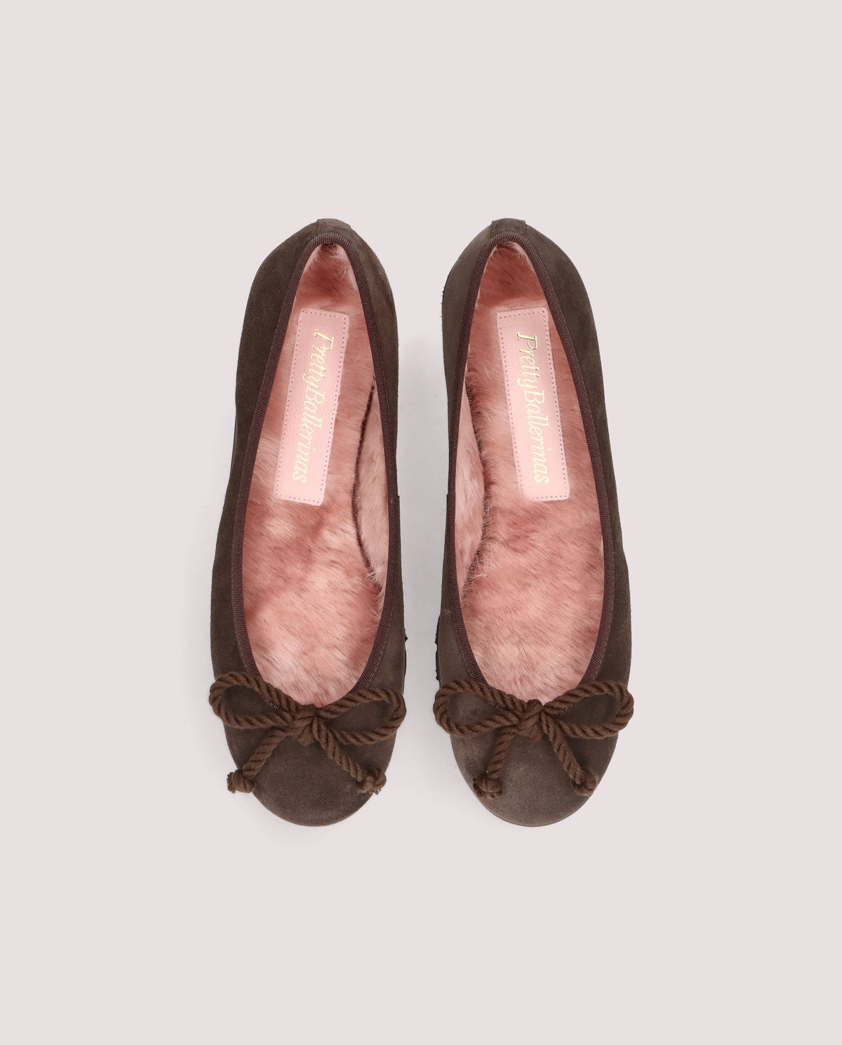 Imagen de Bailarinas Rosario extra soft Marrones Ante por PrettyBallerinas