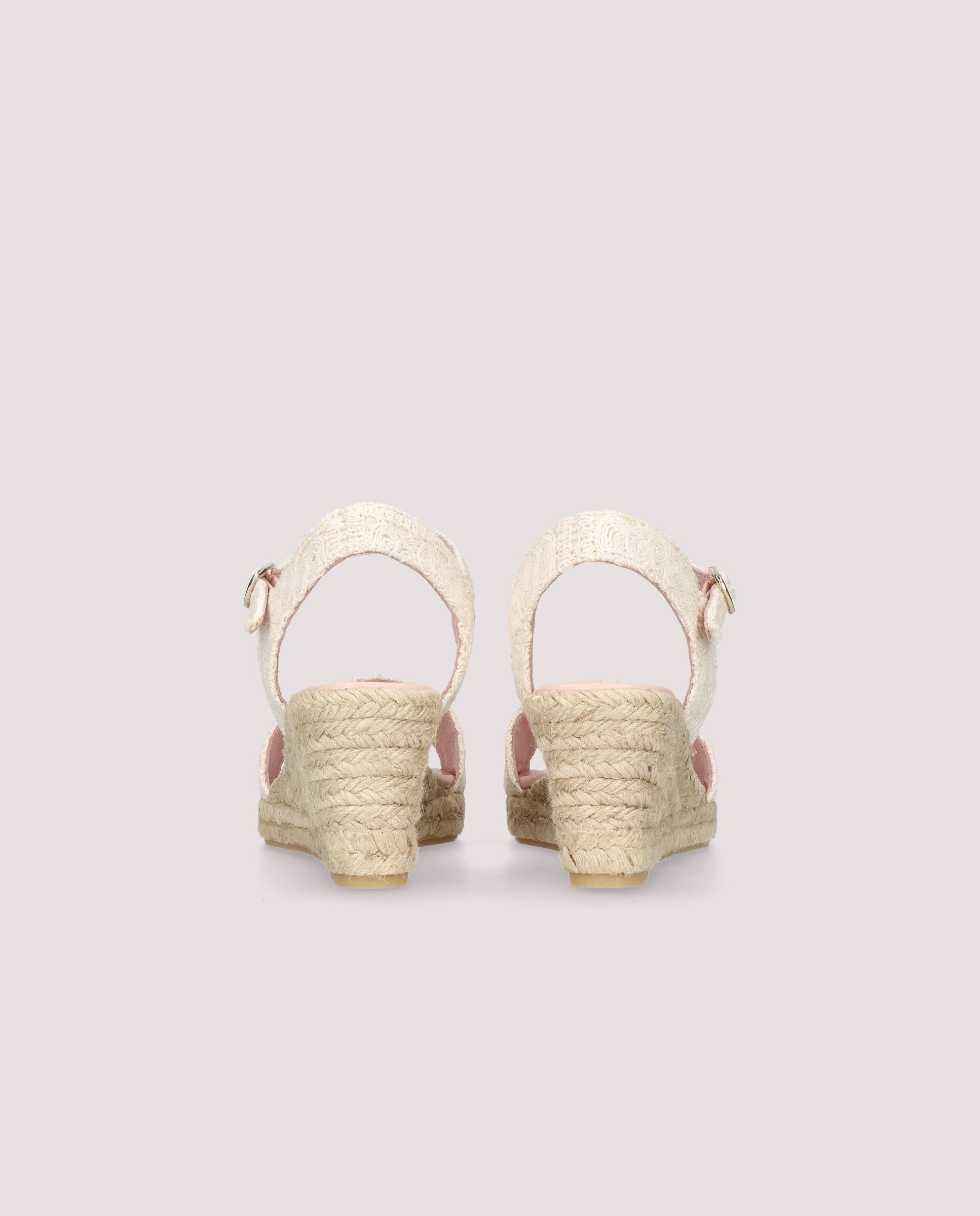 Deborah espadrille in beige cotton