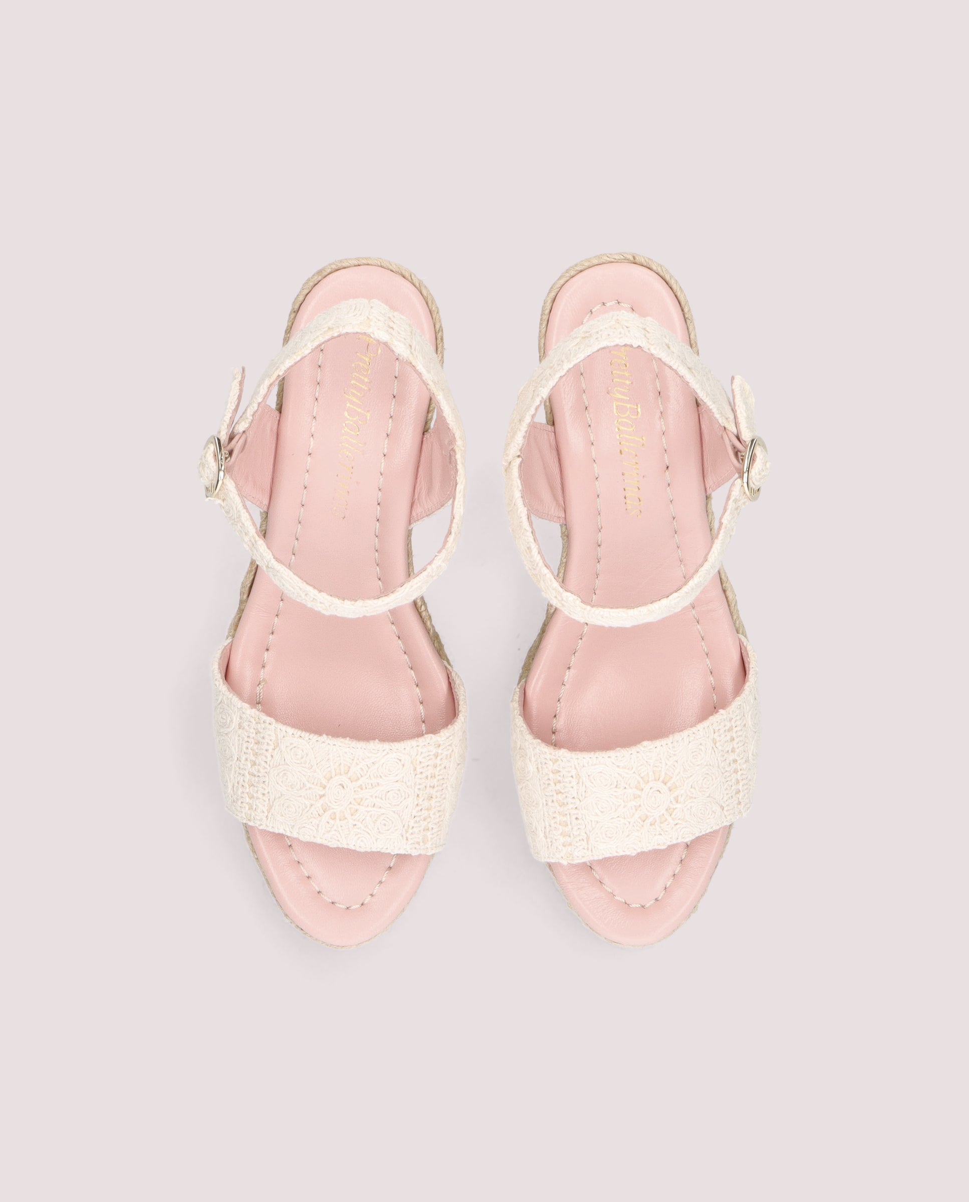 Vista alternativa de Alpargatas Esparto Deborah Beiges Tejidos por PrettyBallerinas