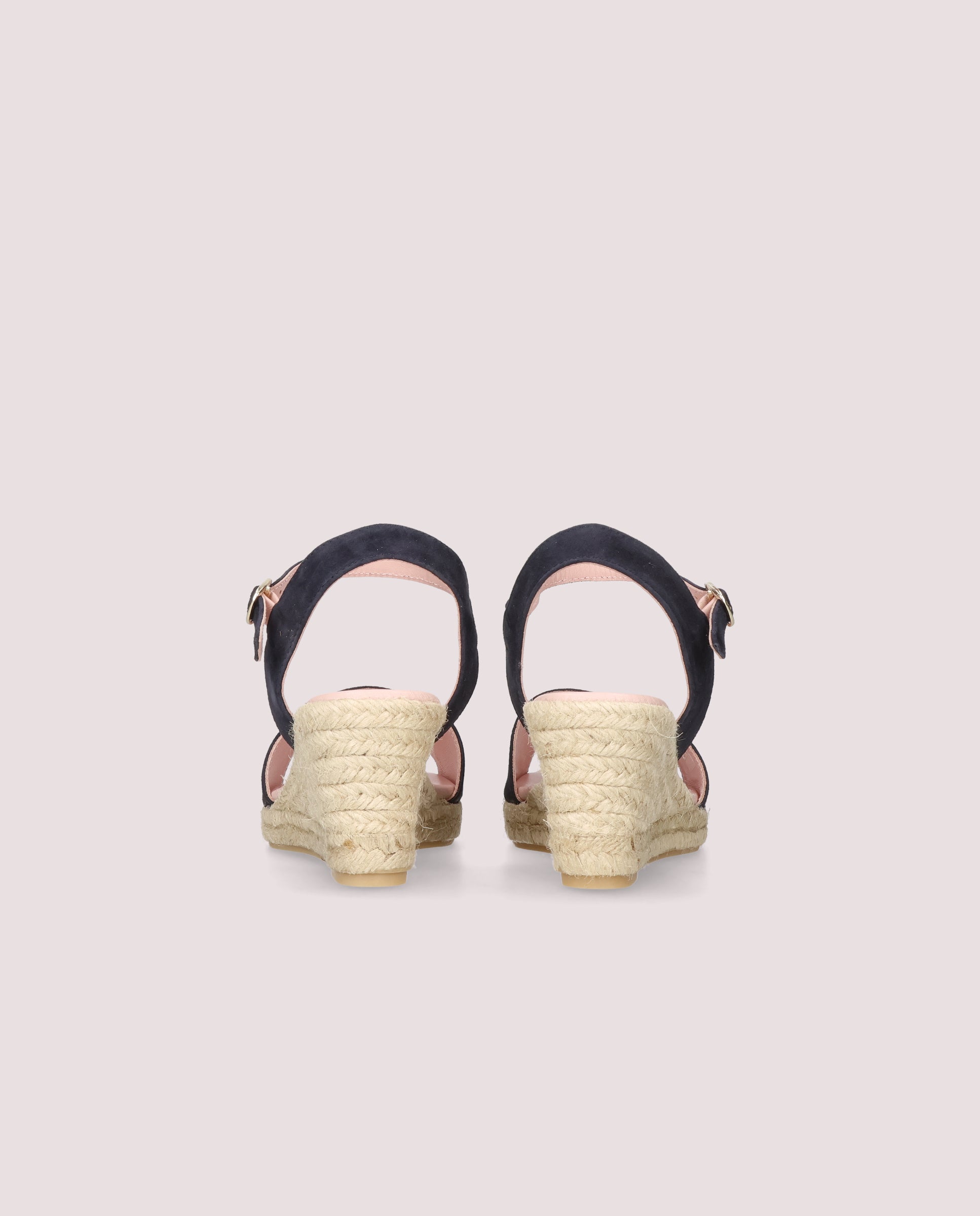 Deborah espadrille in navy blue suede