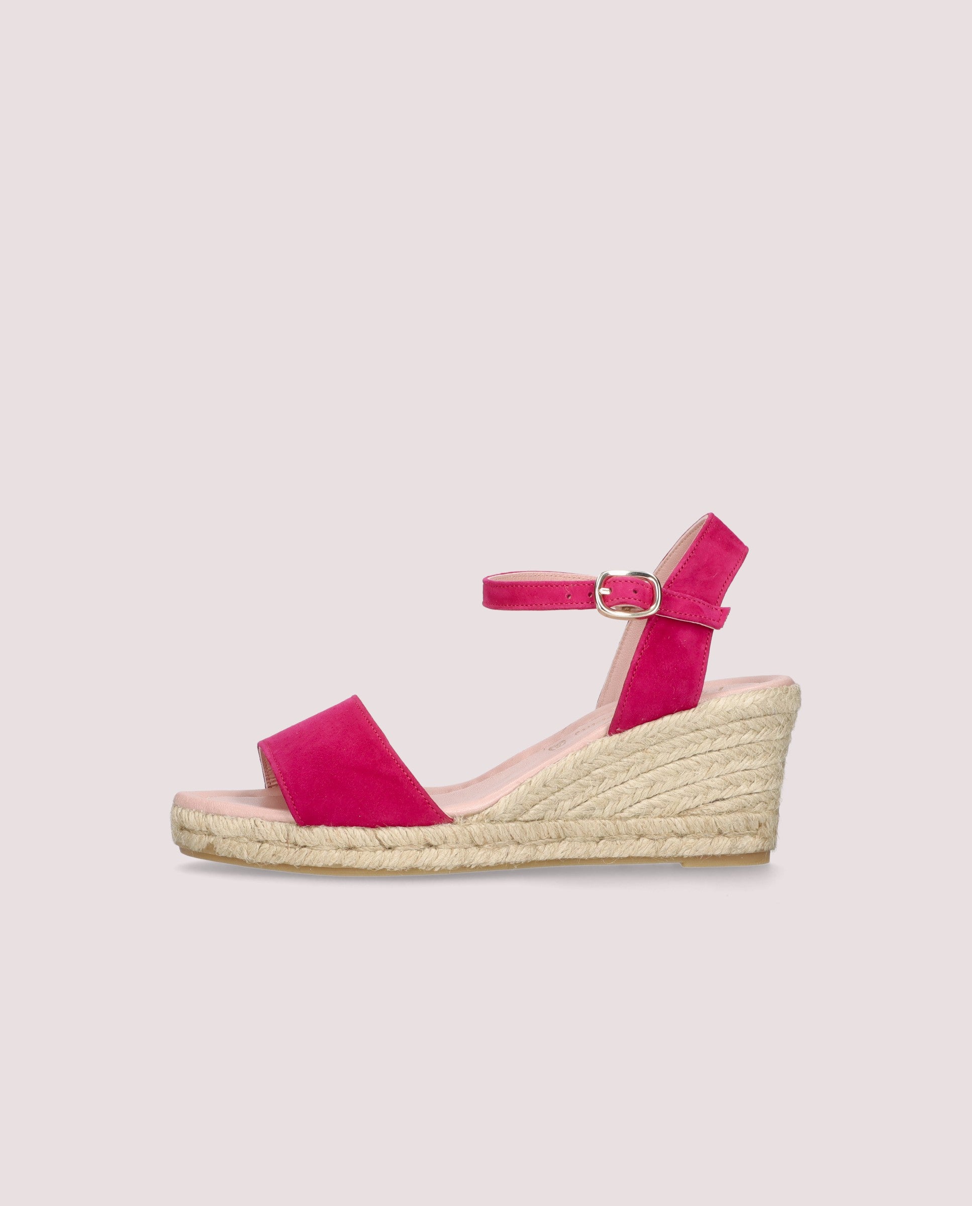 Deborah espadrille in hot pink suede