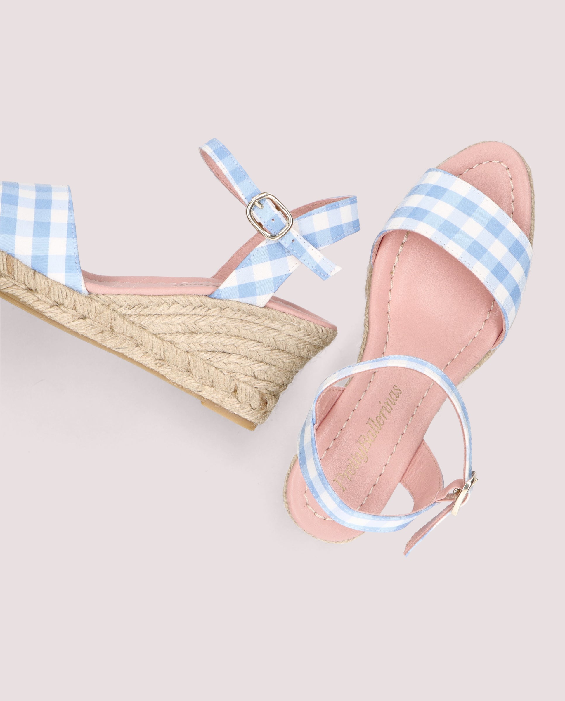 Alpargatas Esparto Deborah Azules Tejidos