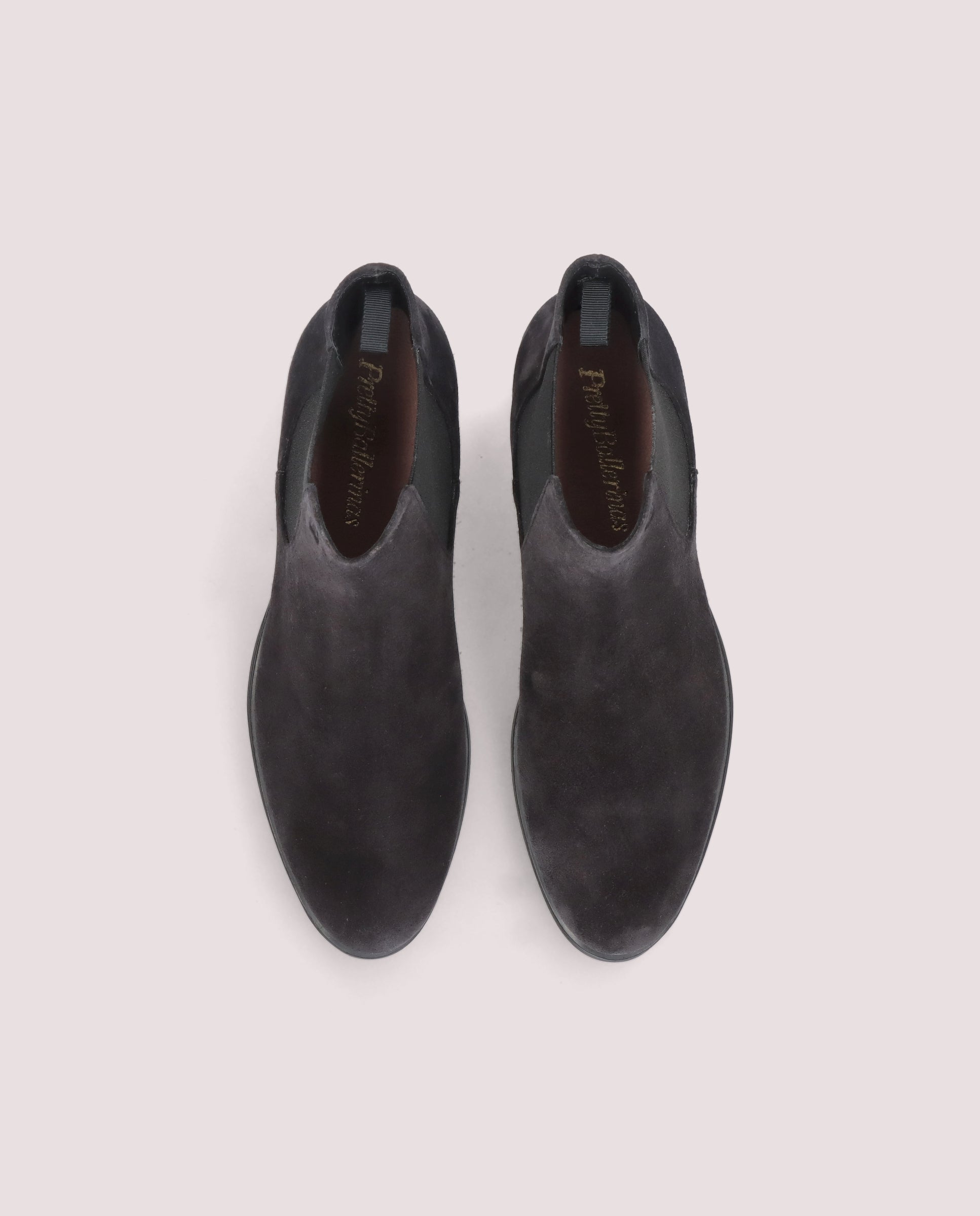 Vista alternativa de Botines Pat Grises Ante por PrettyBallerinas