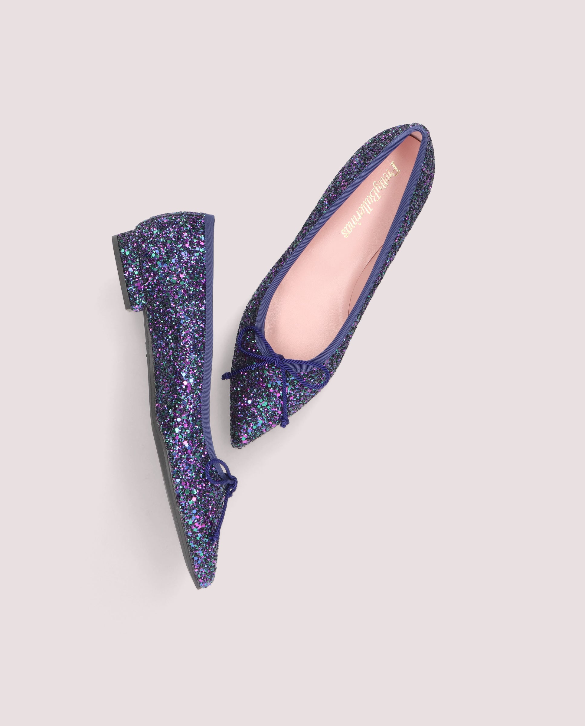 Bailarinas de malha Clementine Violet