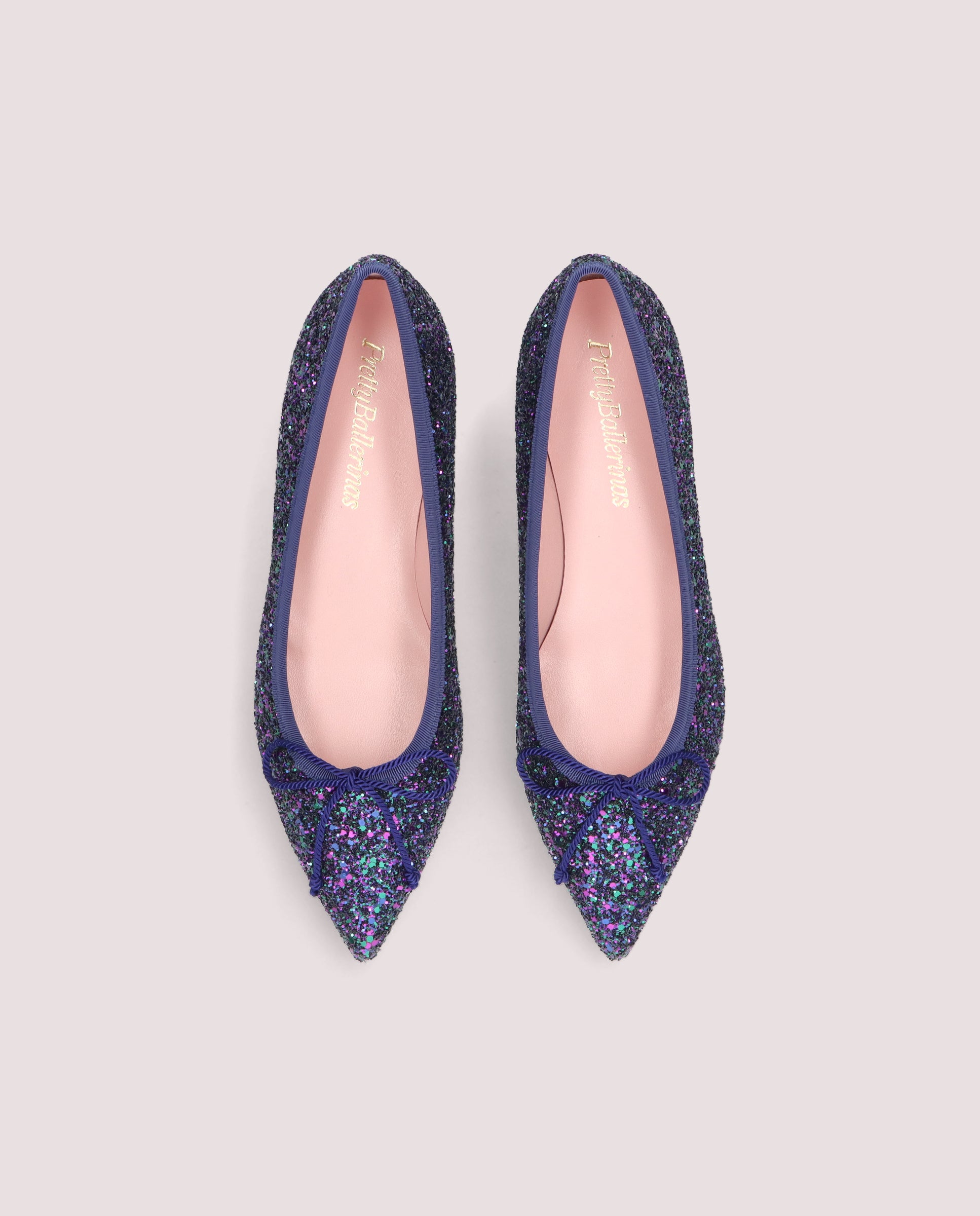 Bailarinas de malha Clementine Violet