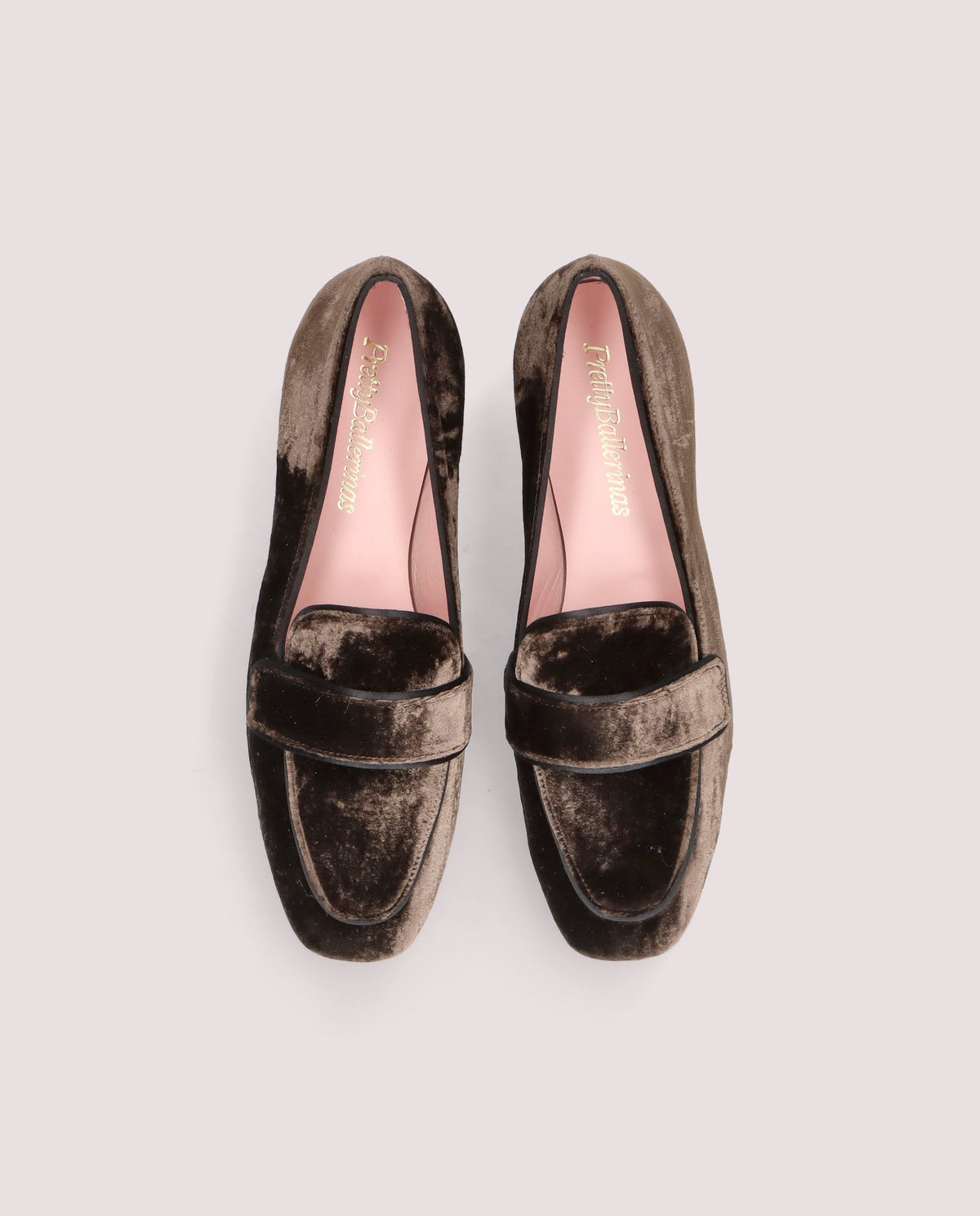 Vista alternativa de Loafers Carla Marrones Tejidos por PrettyBallerinas