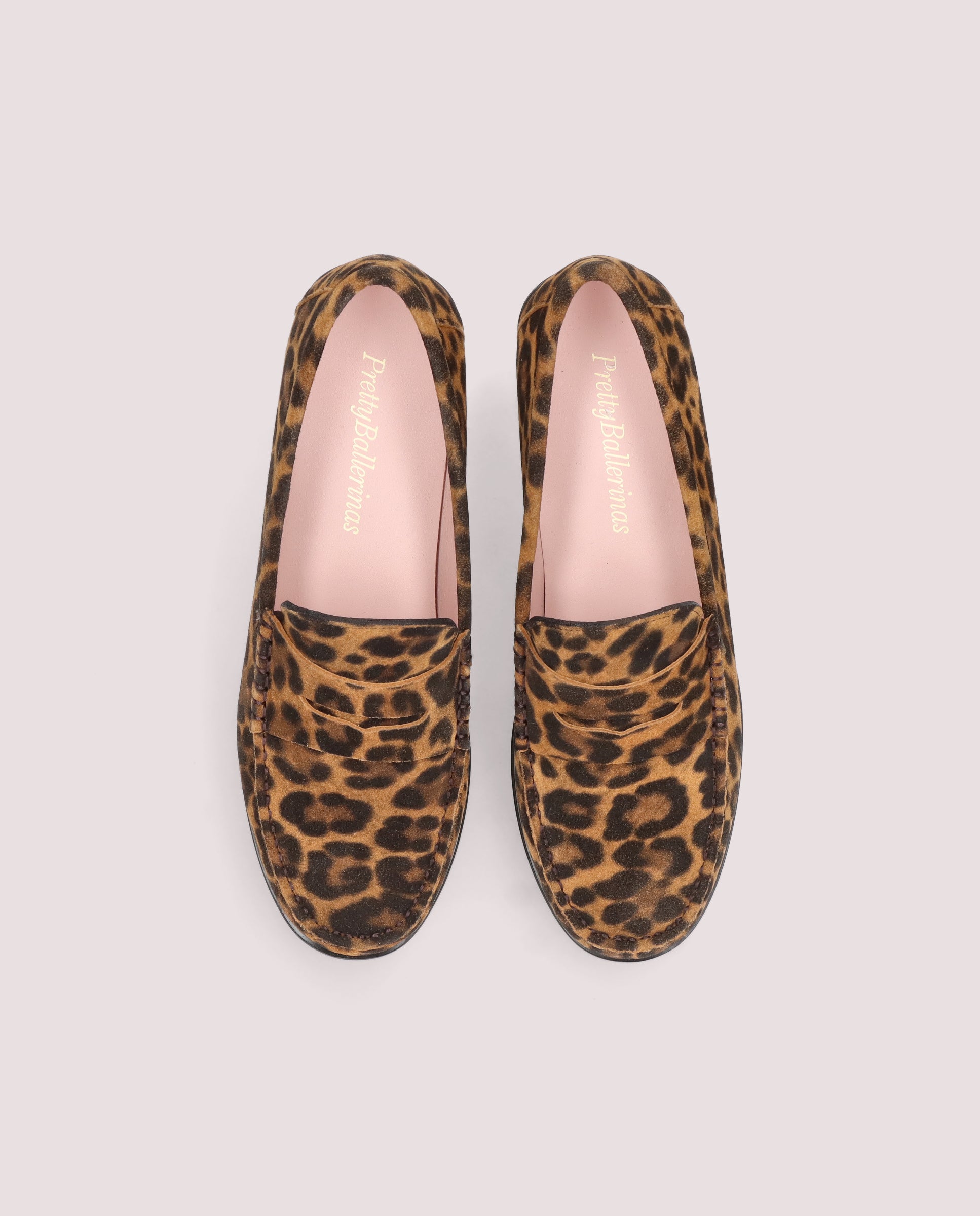 Vista alternativa de Mocasines Josephine Animal print Ante por PrettyBallerinas