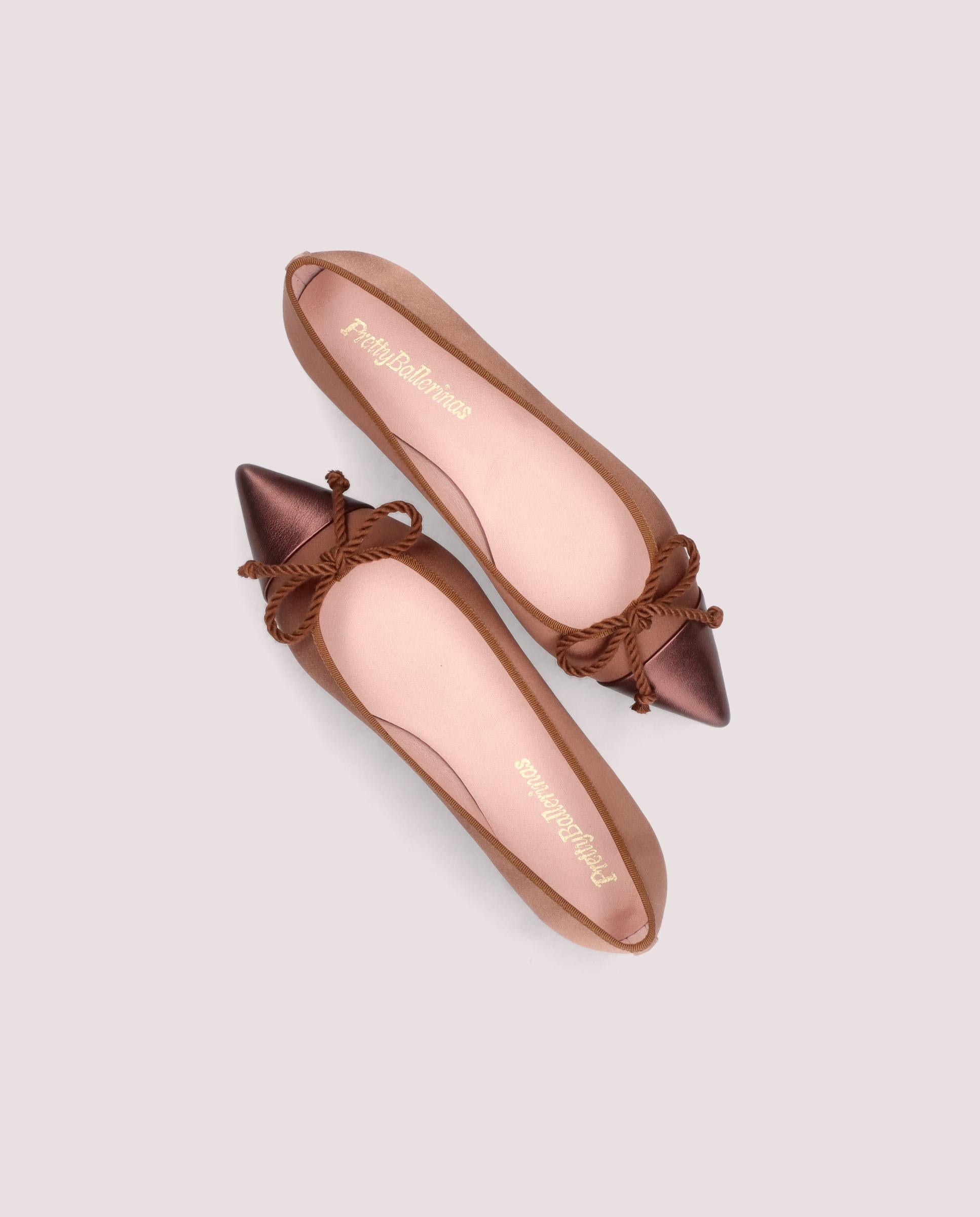 Ballerinas Ella BRAUN GEWEBT