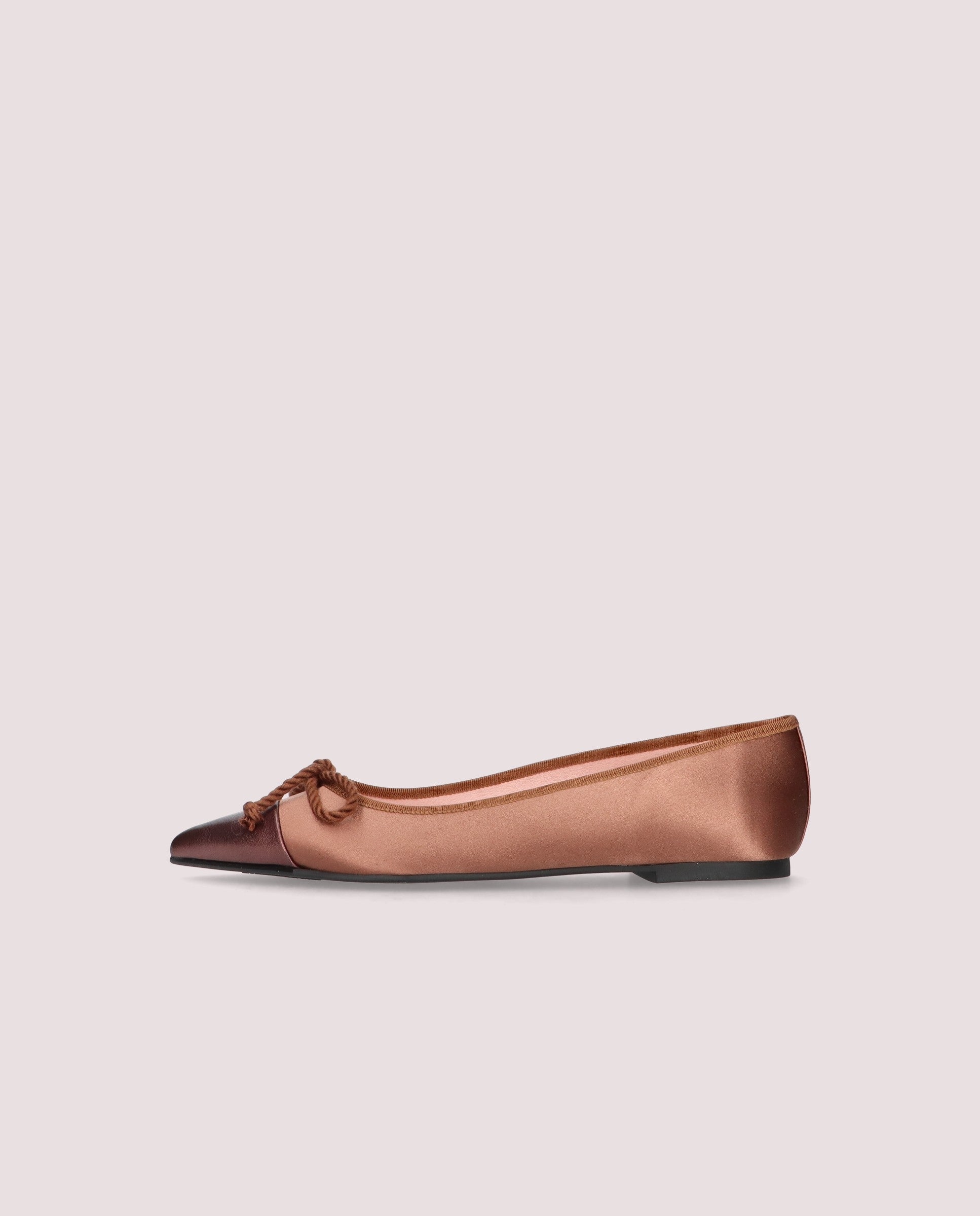 Ella Ballet Flats BROWN FABRICS
