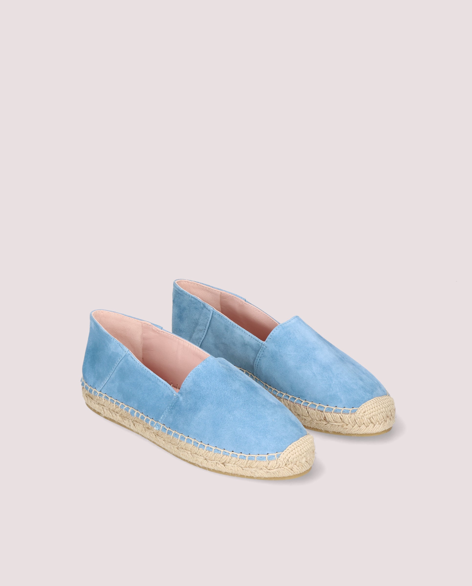 Alpargatas Esparto Athena Azules Ante