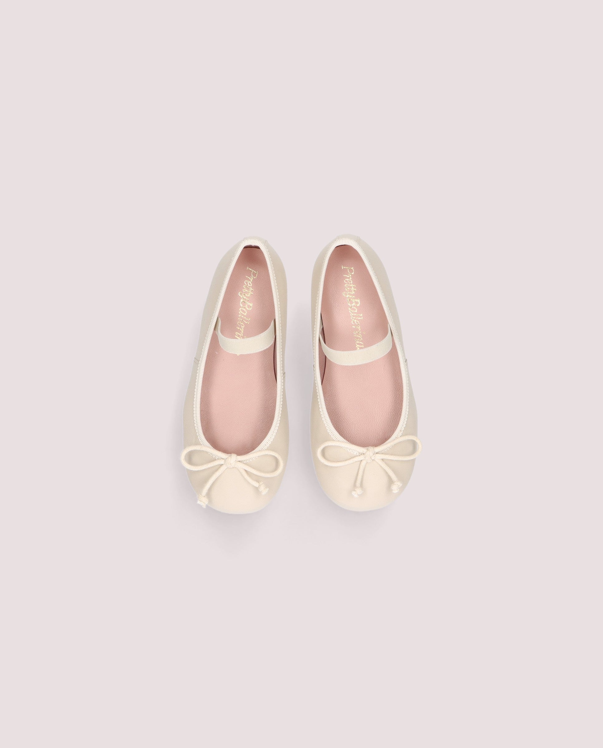Vue alternative de Bailarinas Hannah Blancos Piel par PrettyBallerinas