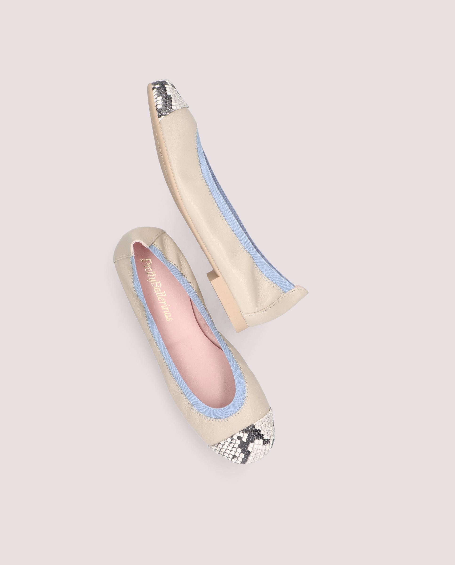 Bailarinas Shirley Blancos Piel