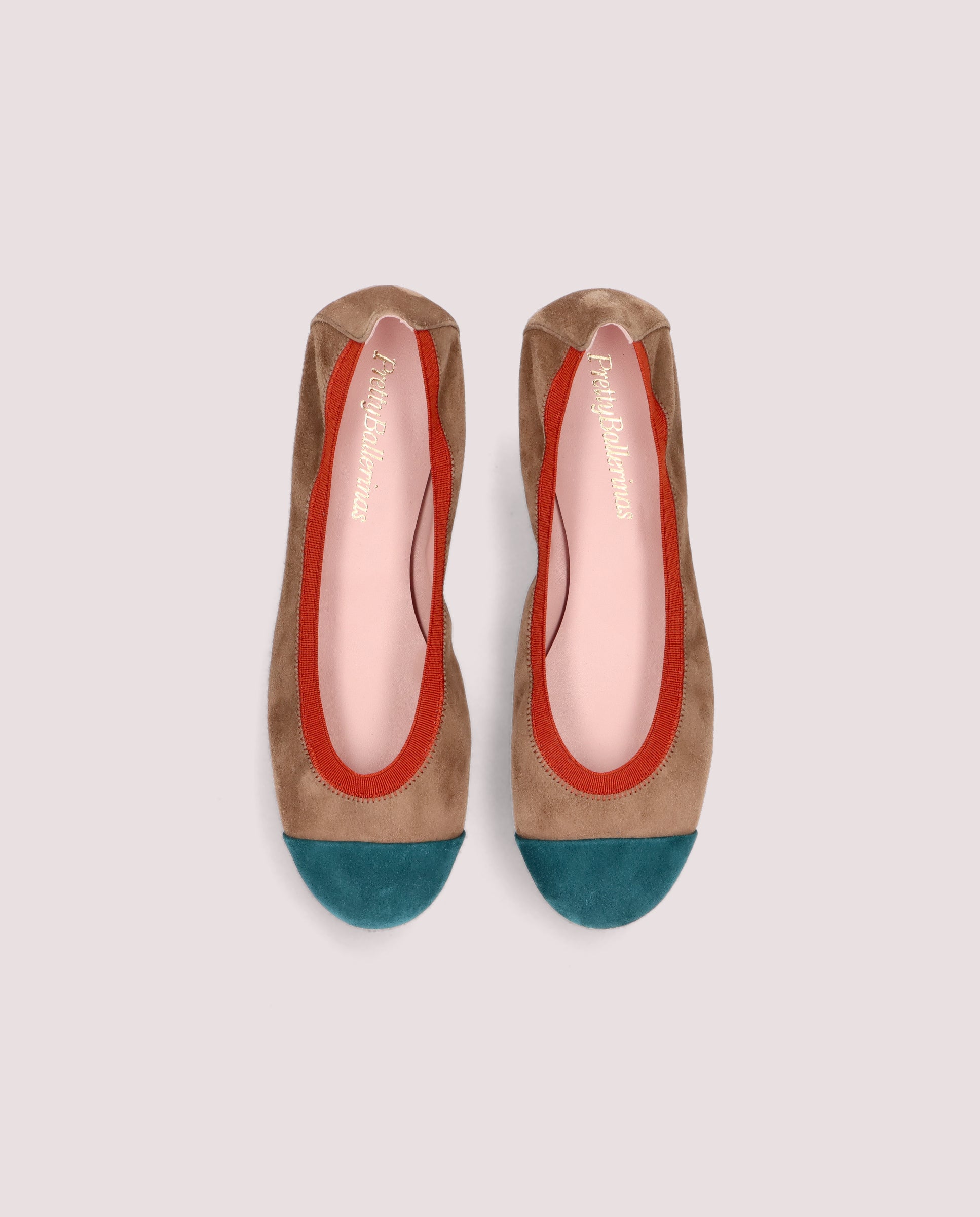 Vista alternativa de Bailarinas Shirley Verdes Ante por PrettyBallerinas