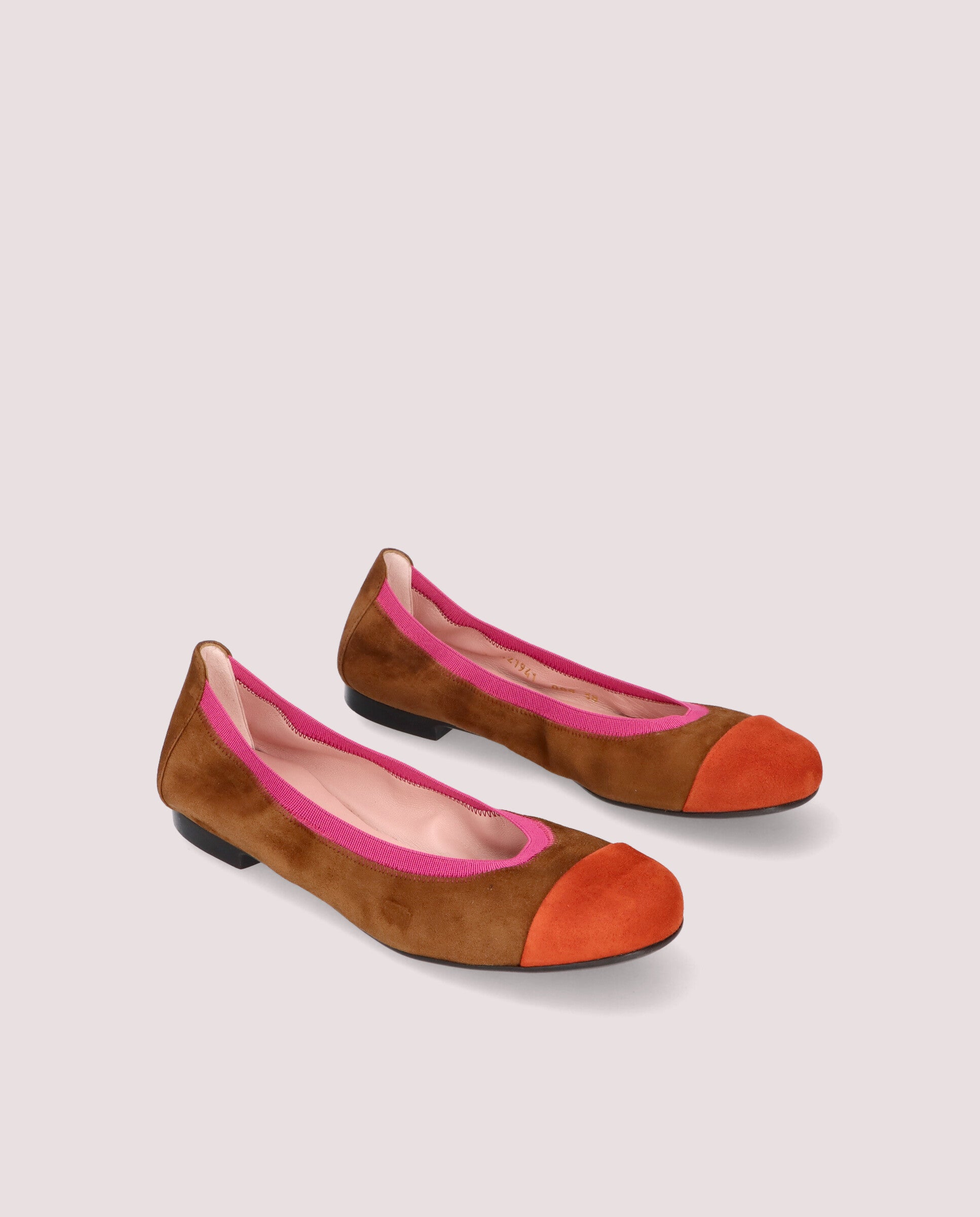 Imagen de Bailarinas Shirley Multicolores Ante por PrettyBallerinas