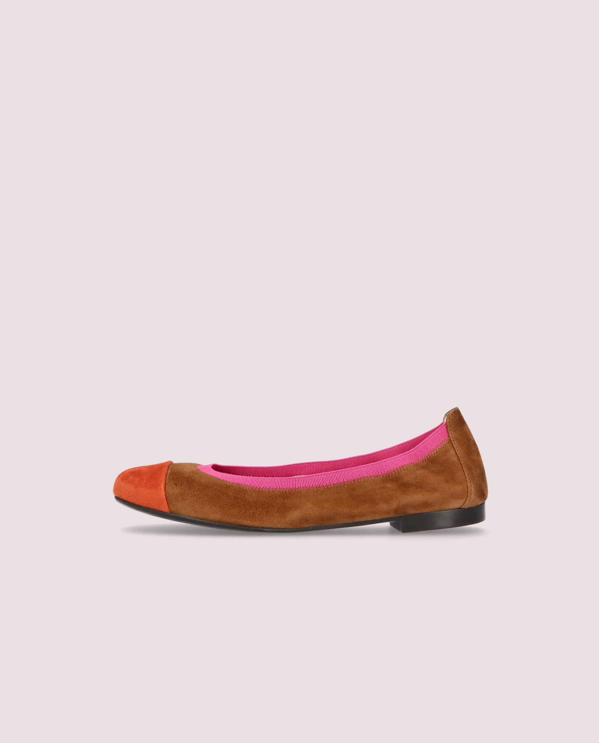 Shirley MULTICOLORED SUEDE Ballet Flats