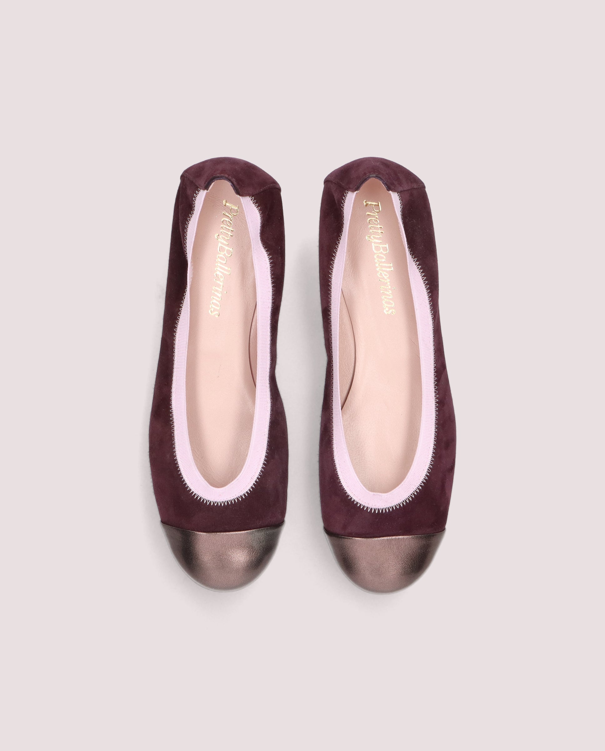 Vista alternativa de Bailarinas Shirley Morados Ante por PrettyBallerinas