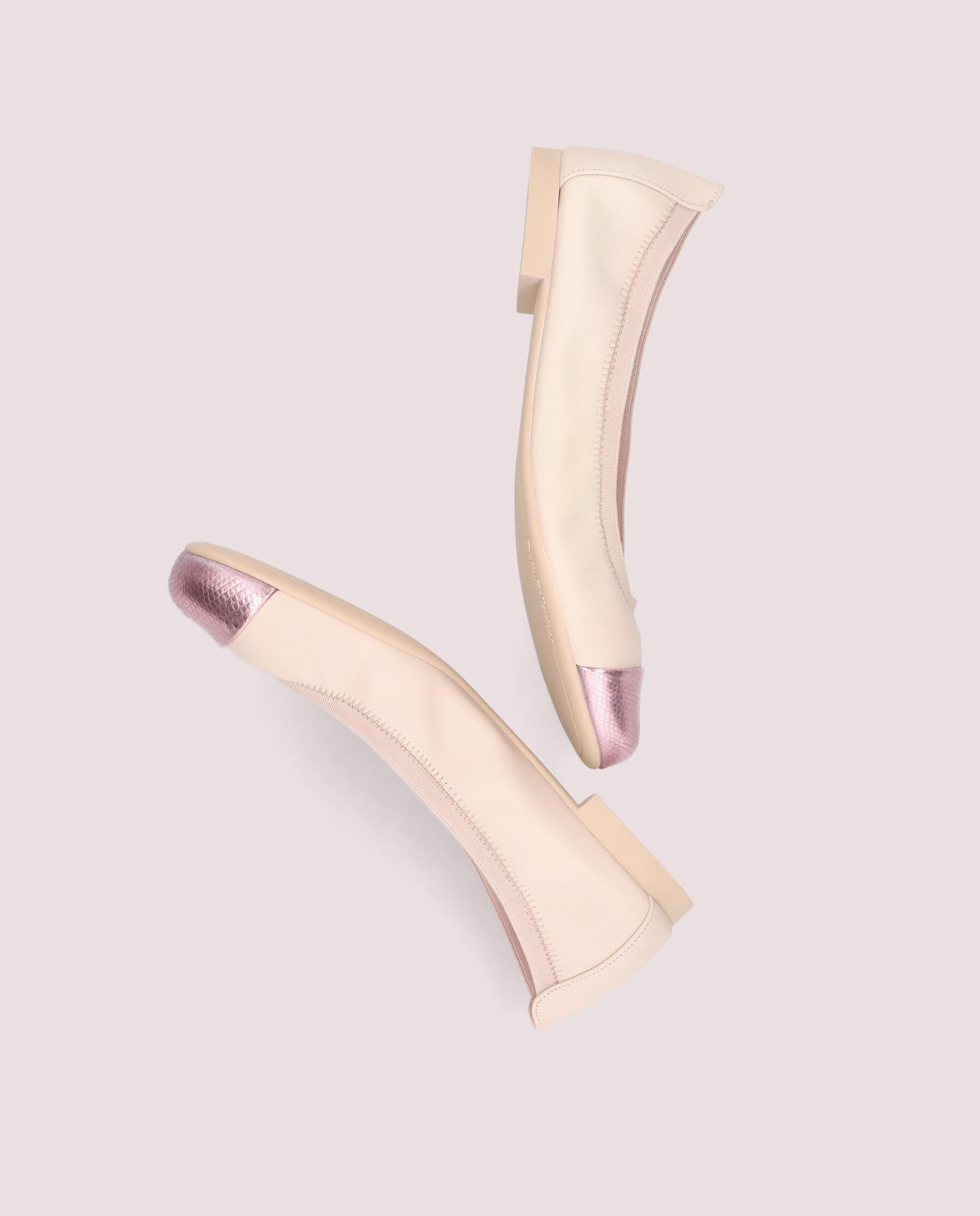 Bailarinas Shirley Rosas Piel