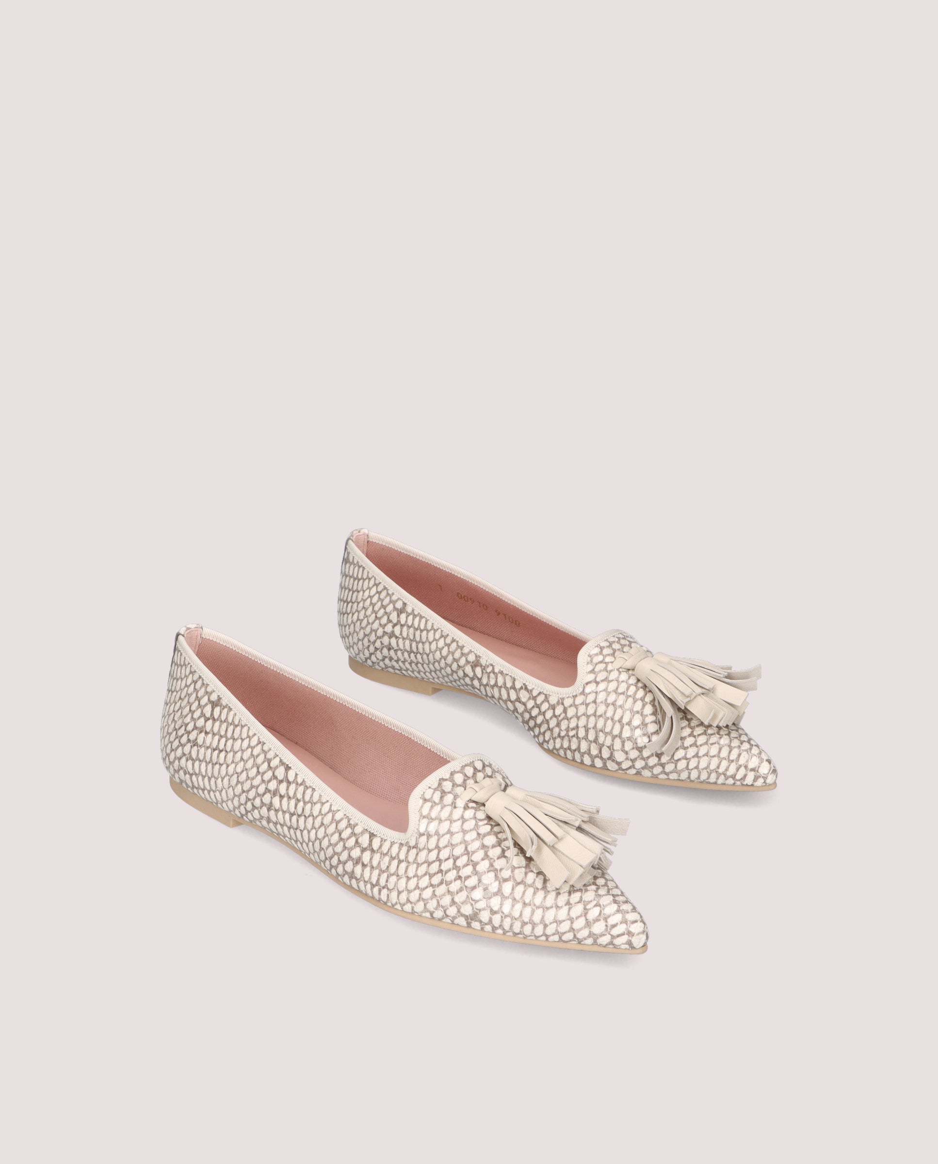 Loafers Ella Blancos Pieles Estampadas
