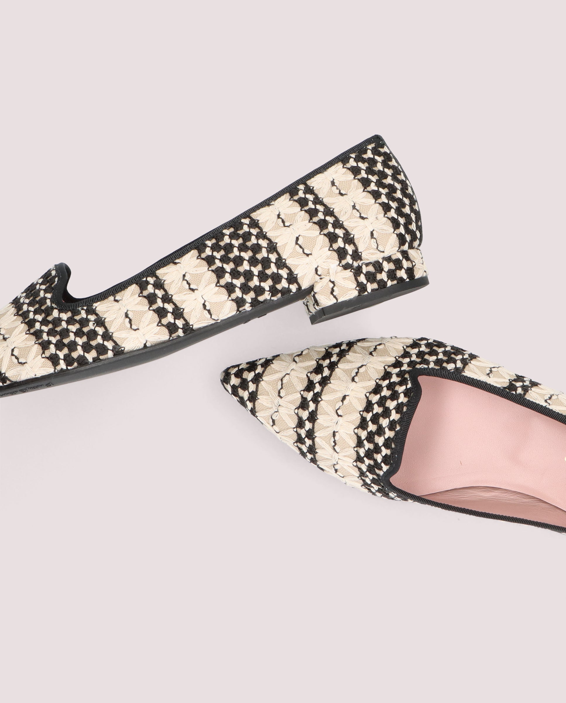 Loafers Clementine Negros Tejidos